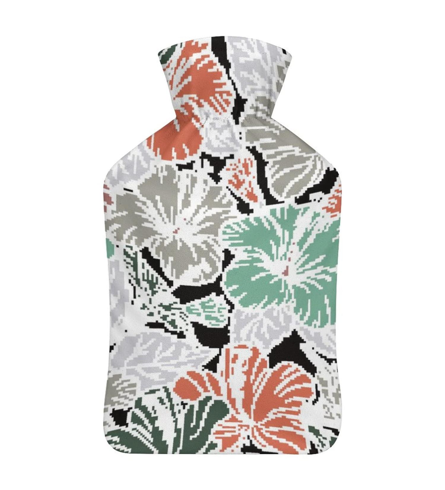 Colorful Plush Hot Water Bottle with Cover - Hand Warmer for Adults & Kids | 26.5x15.3cm - Perfect for Comfort & Warmth - Buy Online on GoSupps.com