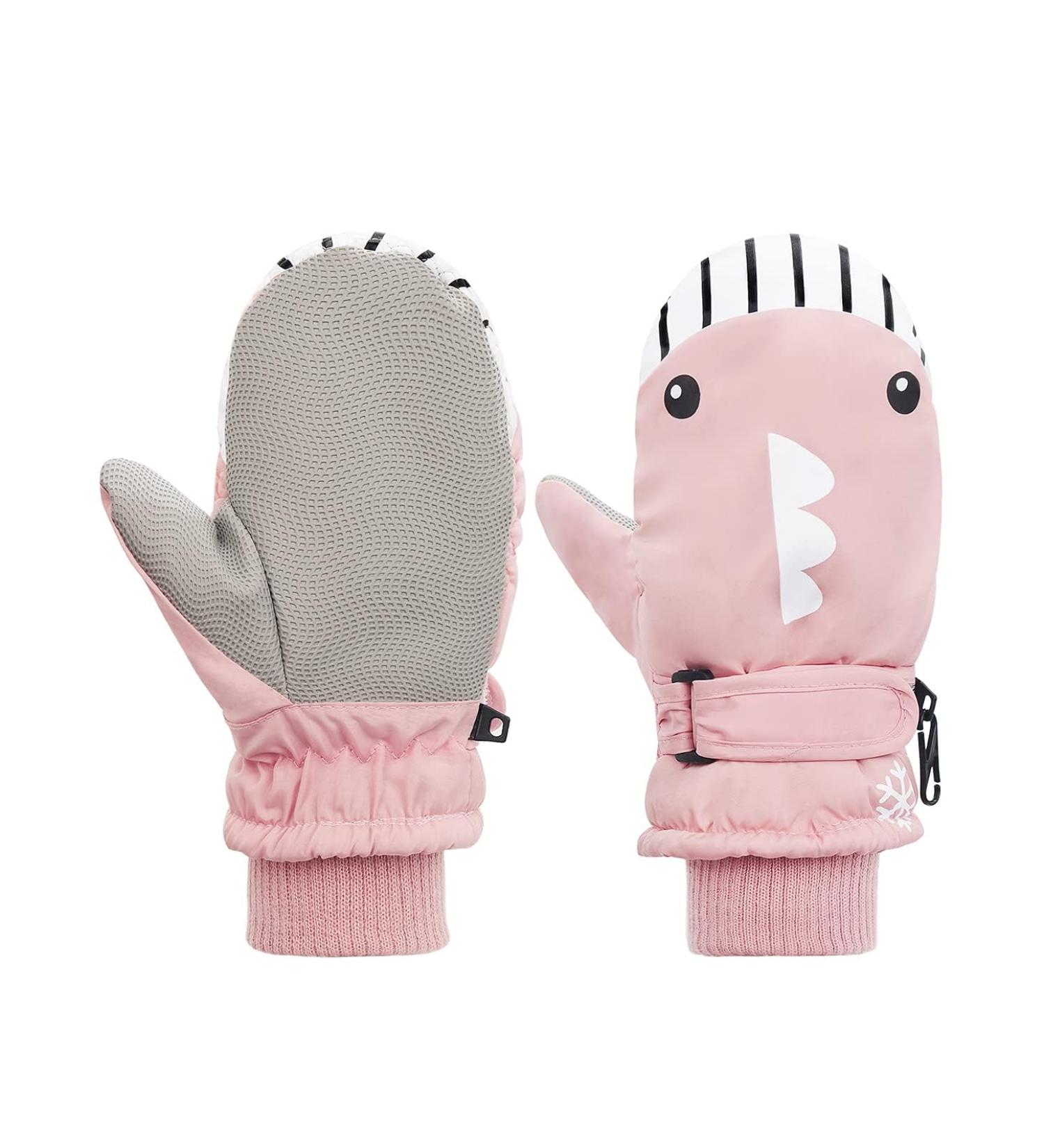 Century Star Kids Winter Mittens - Pink Ski Gloves for Boys & Girls (Ages 2-4) - Waterproof Snow Gloves for Cold Weather - Buy Online on GoSupps.com