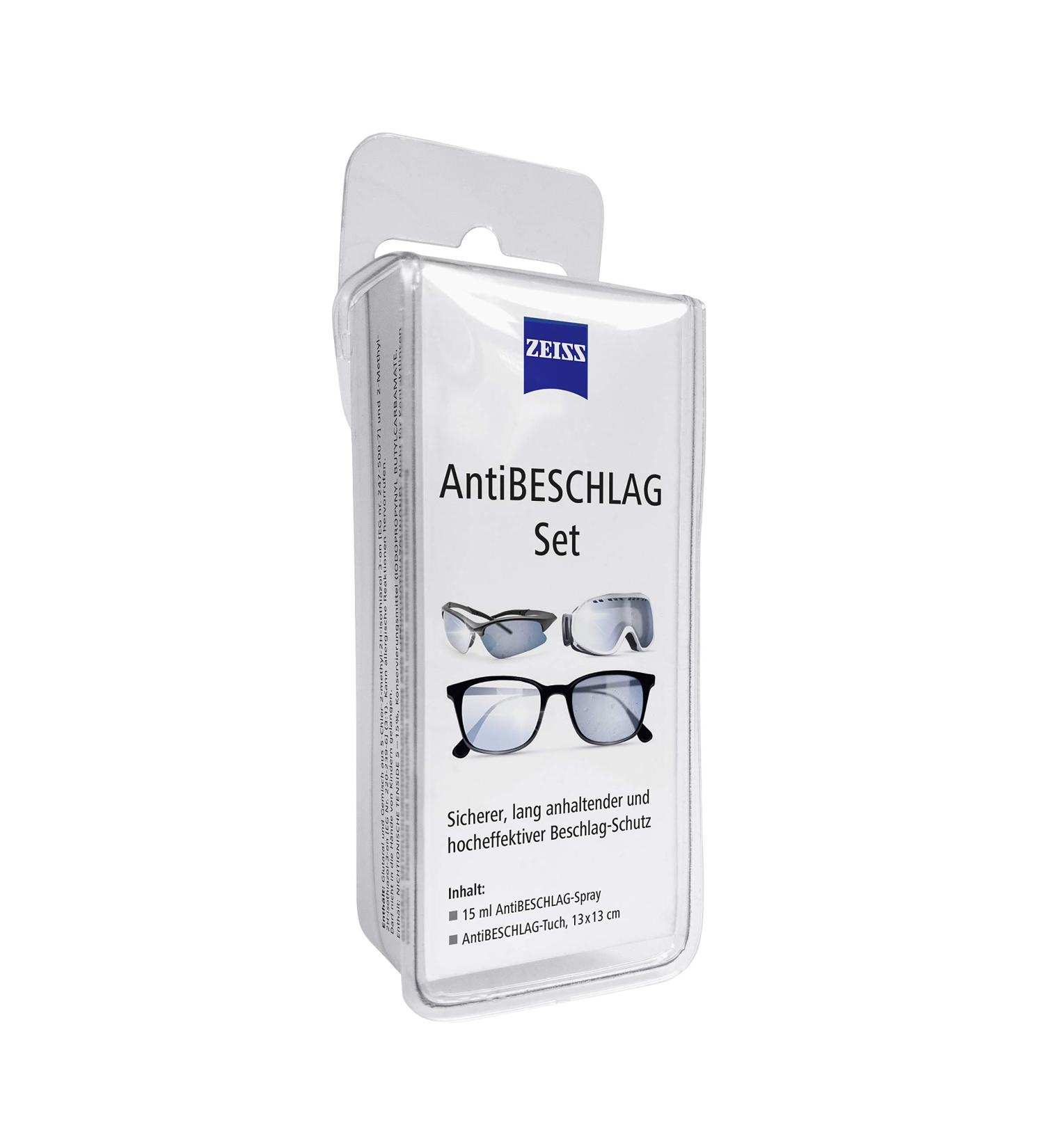 Zeiss Anti-Fog Spray 15ml | Includes Glasses Cleaning Cloth | Long-Lasting Protection for High Humidity - Buy Online on GoSupps.com
