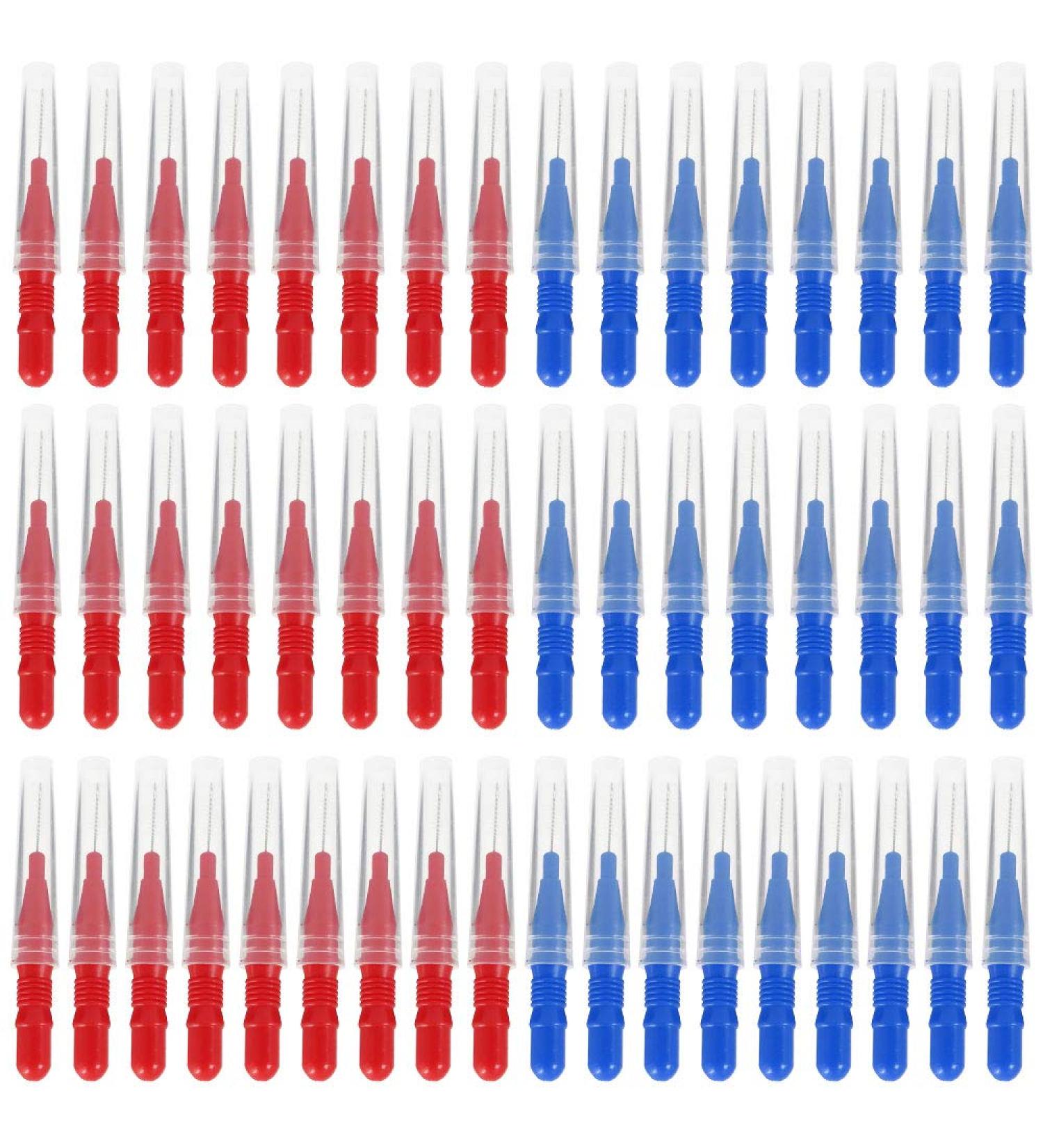 50pcs Interdental Brushes 2.5mm & 3mm - Soft Toothpicks & Dental Floss for Oral Hygiene | Healthy Tooth Cleaner - Buy Online on GoSupps.com