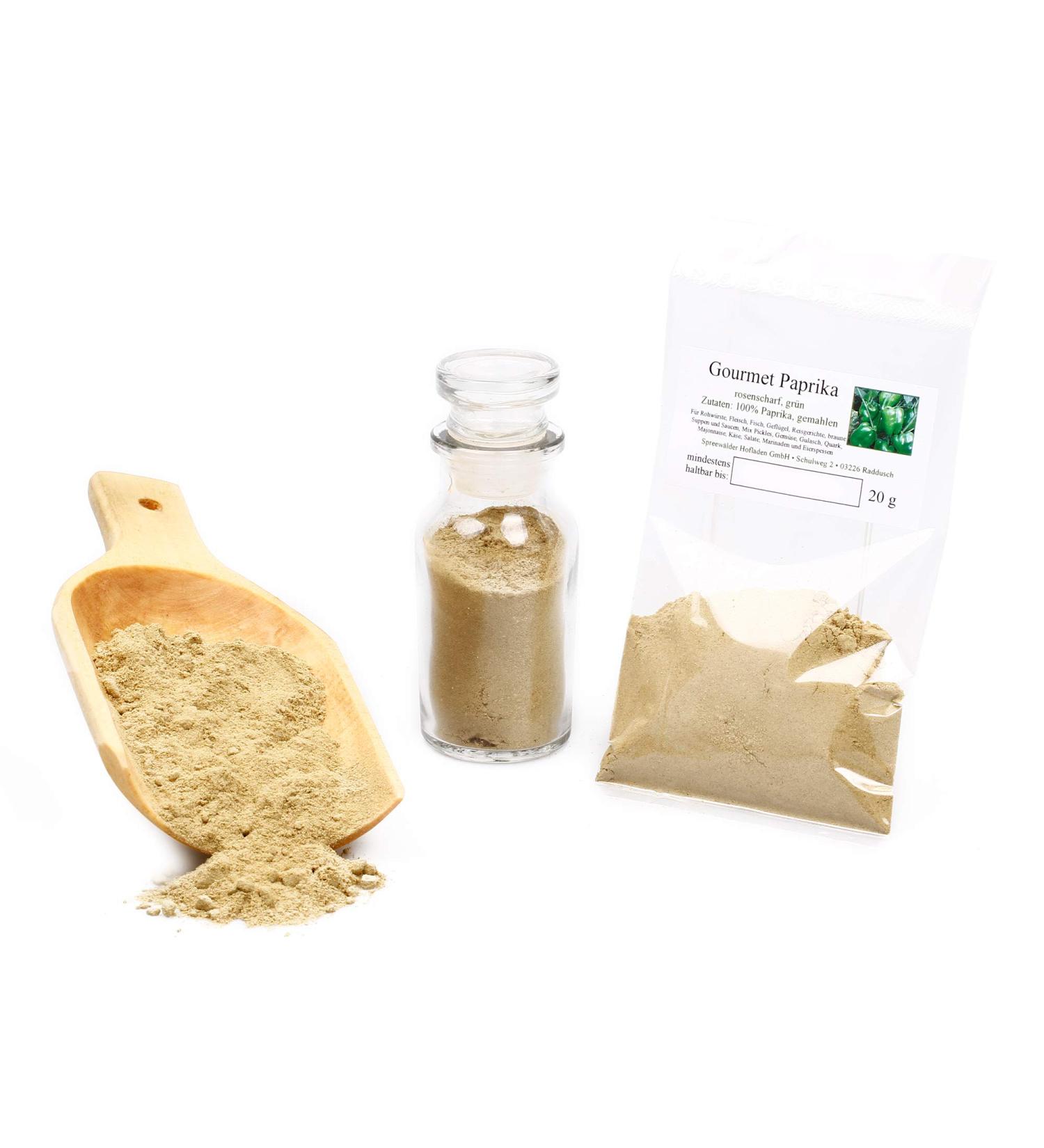  Feine W rze Gourmet Green Pepper - Ground pepper in Vojvodina premium quality gluten-free - 20 g - Buy Online on GoSupps.com