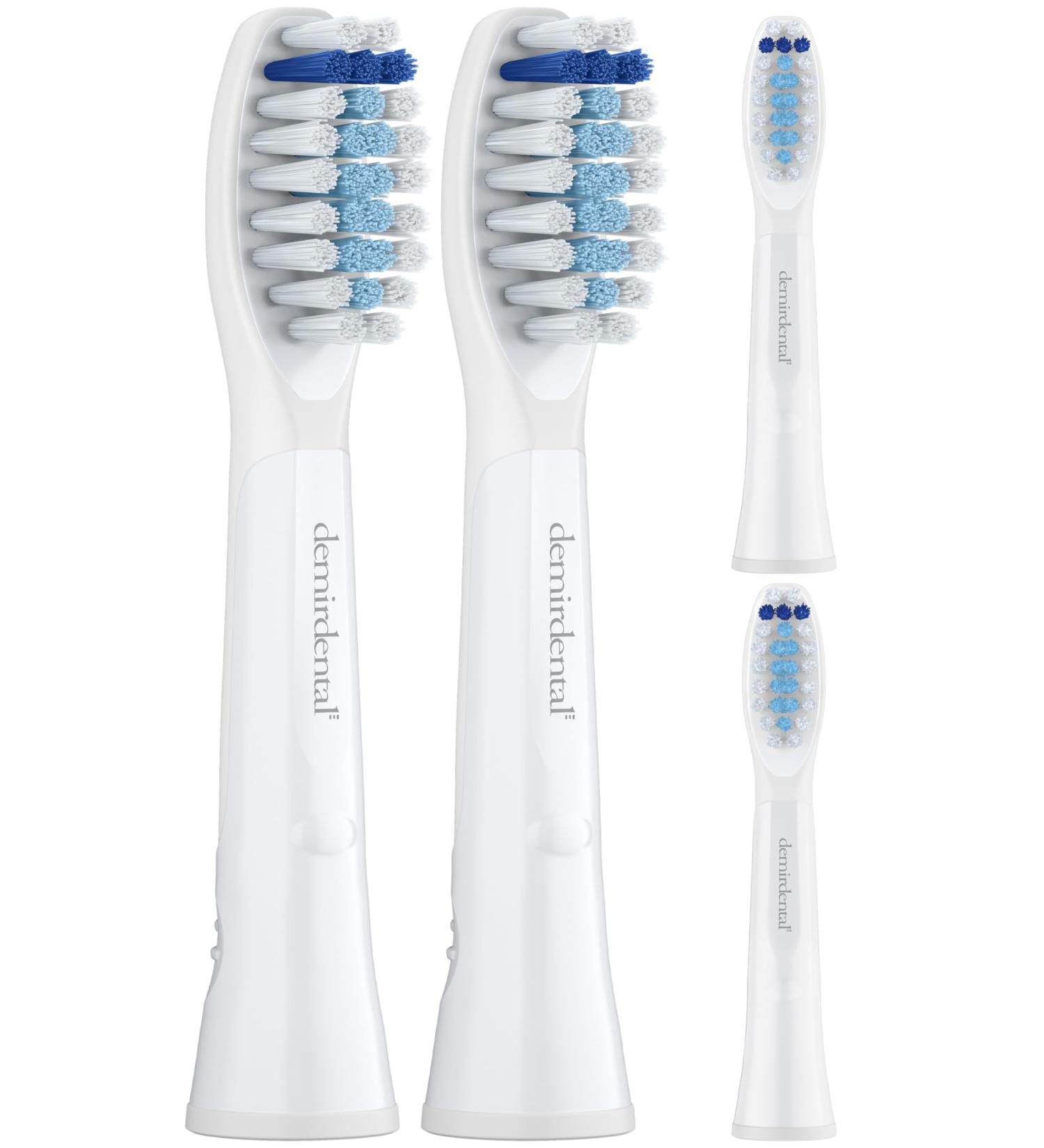 Sensitive Brush Heads for Oral-B Pulsonic & Slim One Clean Luxe - 4 Soft Replacement Brushes | Demirdental - Buy Online on GoSupps.com