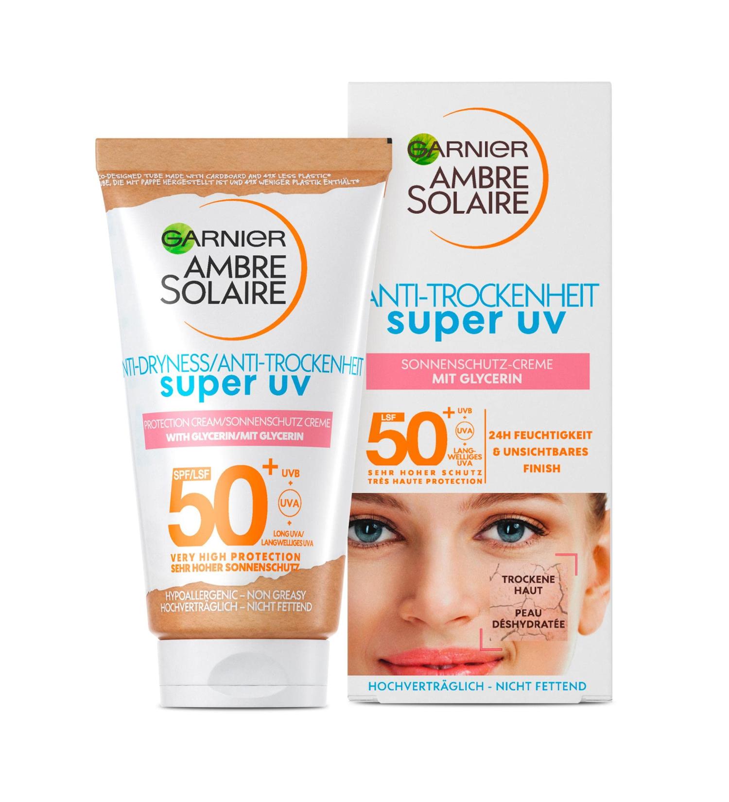 Garnier Sensitive Expert + Sunscreen SPF 50 - Waterproof Sun Protection for Sensitive Skin | 50ml - Buy Online on GoSupps.com