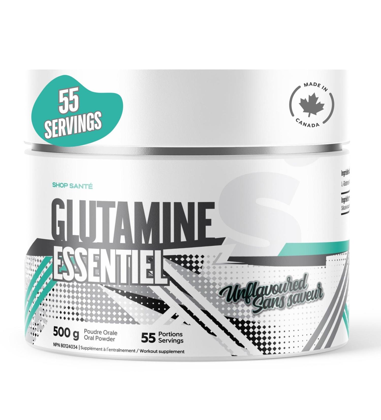 Shop Sante Essentiel Glutamine 500g | 55 Servings Unflavoured | Supports Immune System Detox & Boosts Physical Performance - Buy Online on GoSupps.com