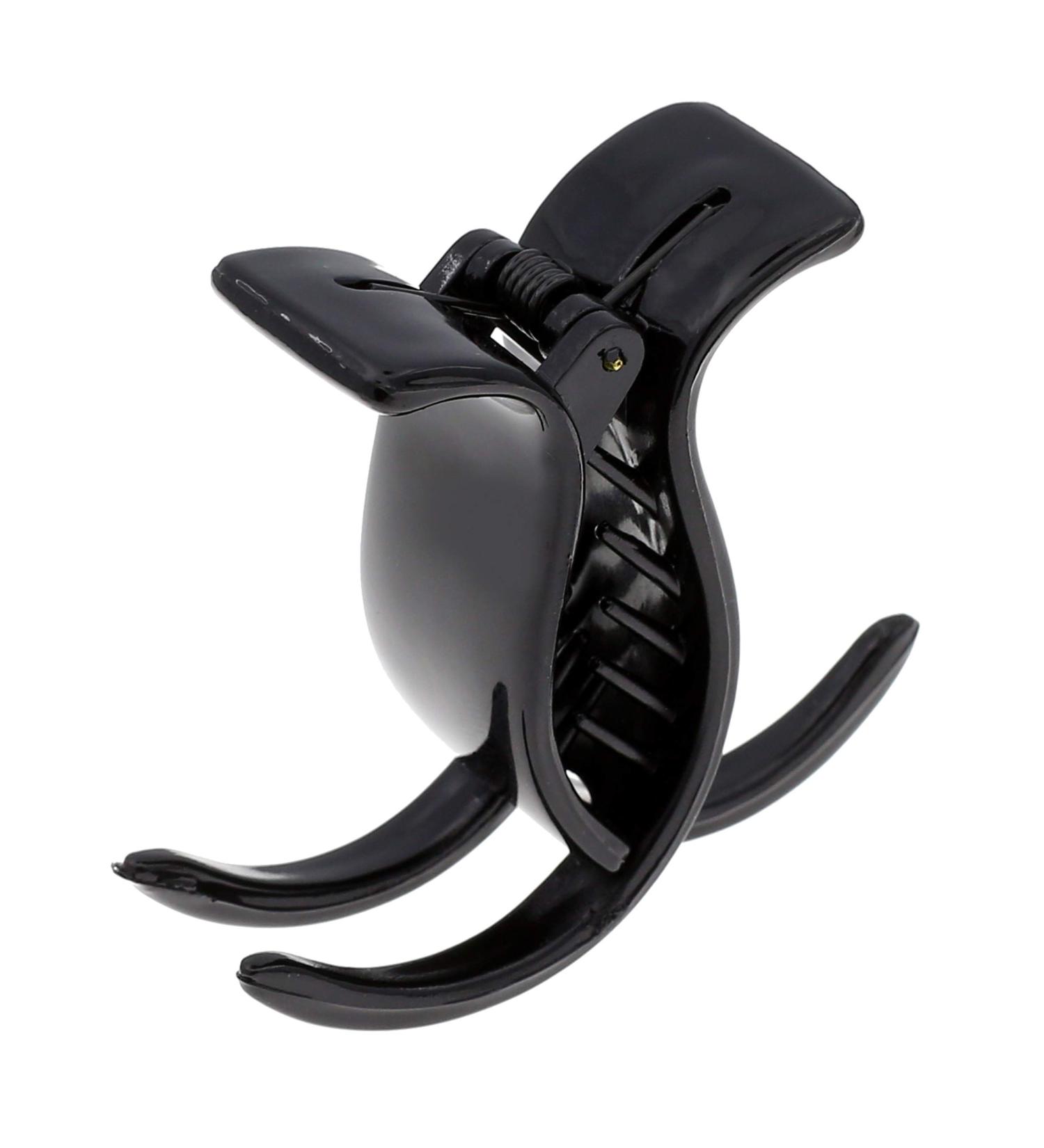Camila Paris NV07 French Hair Clip for Women - Black 3 Teeth Ponytail Holder - Girls Claw Clip Jaw Fashion Accessory - Made in France - Buy Online on GoSupps.com
