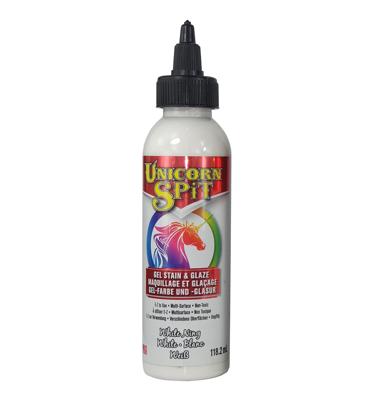 Unicorn SPiT 5770005 White Ning Gel Stain & Glaze 4.0 FL OZ Bottle - 4 - Buy Online on GoSupps.com