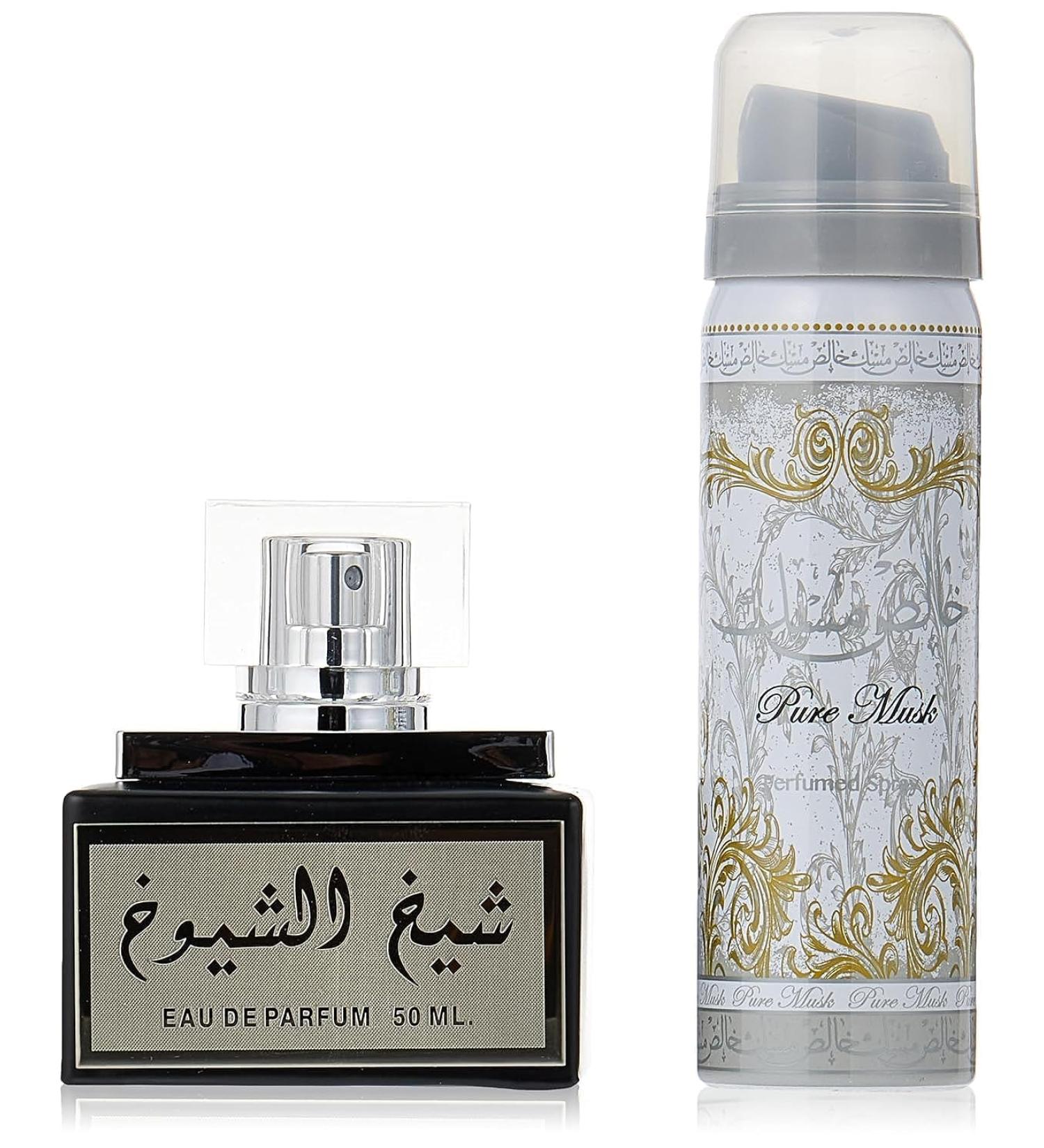 Lattafa Perfumes Sheikh Al Shuyukh Black 2-Piece Set for Unisex (1.7 Ounce Eau De Parfum Spray + 1.7 Ounce Deodorant Spray) 1.7 Fl Oz (Pack of 2) - Buy Online on GoSupps.com
