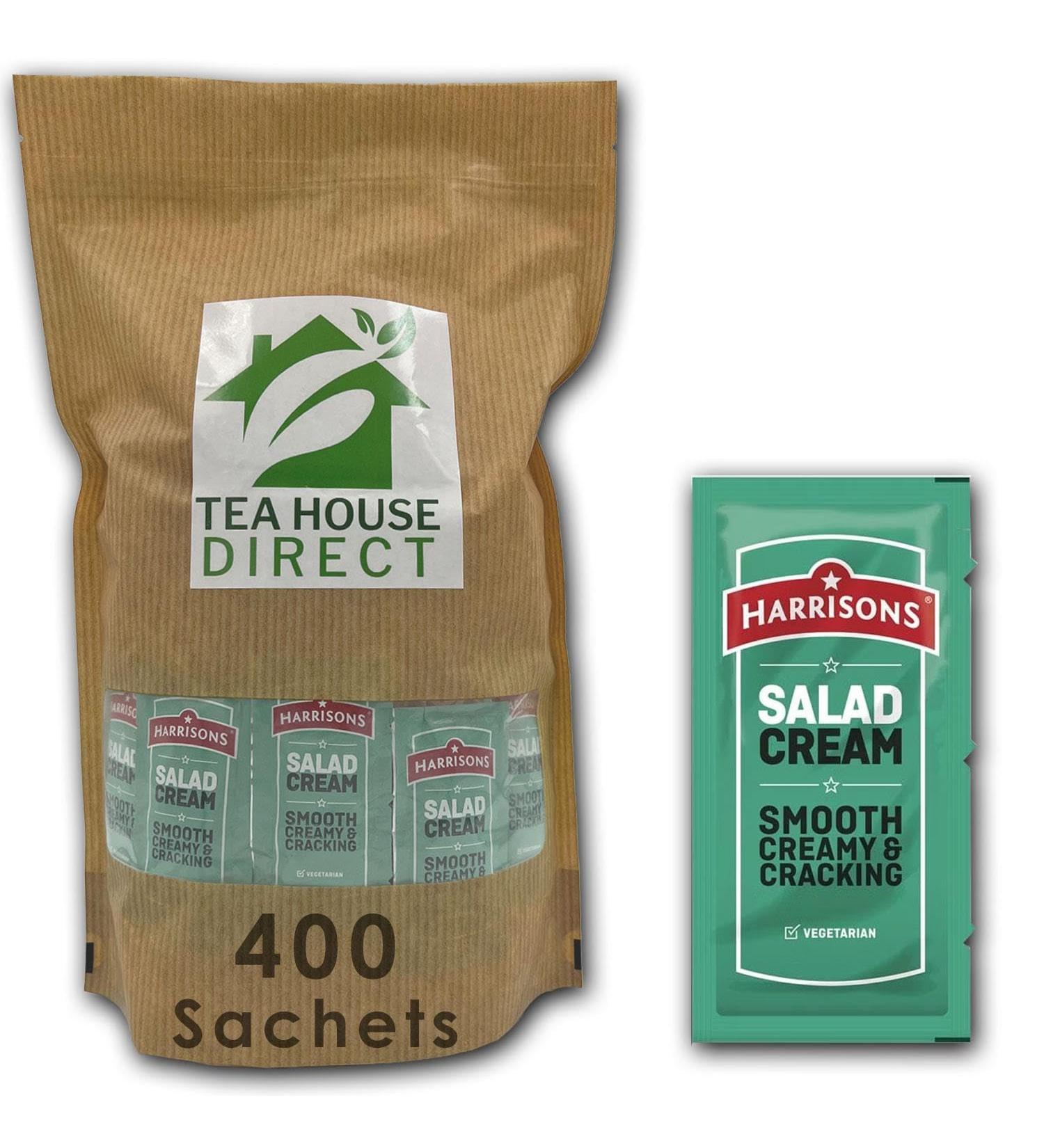 Harrisons Salad Cream Packets | Perfectly Portioned for Your Fresh Greens | 400 Sachets - Buy Online on GoSupps.com