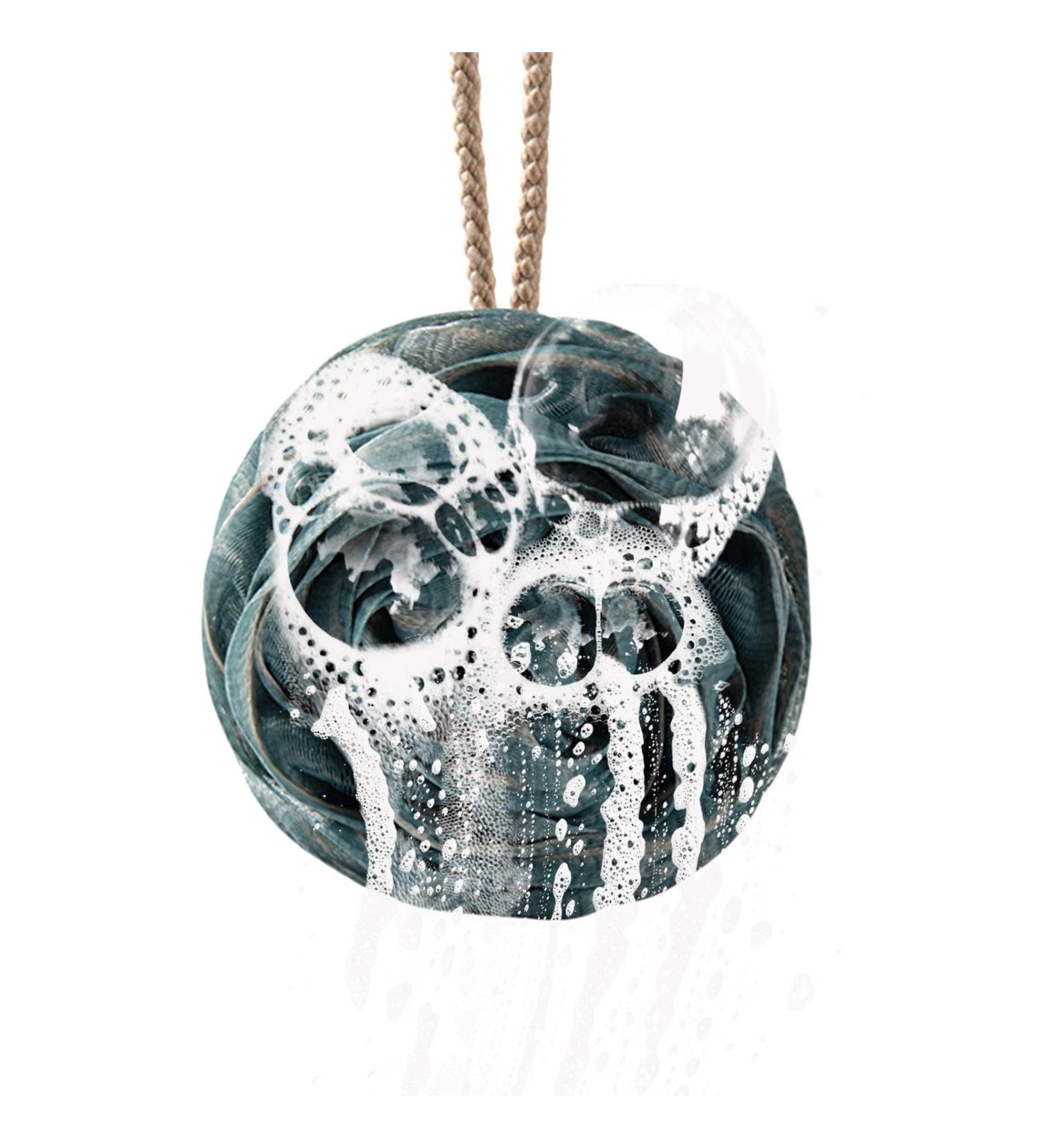 Yapetnck Soft Shower Sponge | Rose Multipurpose Bath Balls - Portable Bath Balls with Lanyard Cute Bath Supplies for Bathroom Home Apartment Dormitory Blue - Buy Online on GoSupps.com