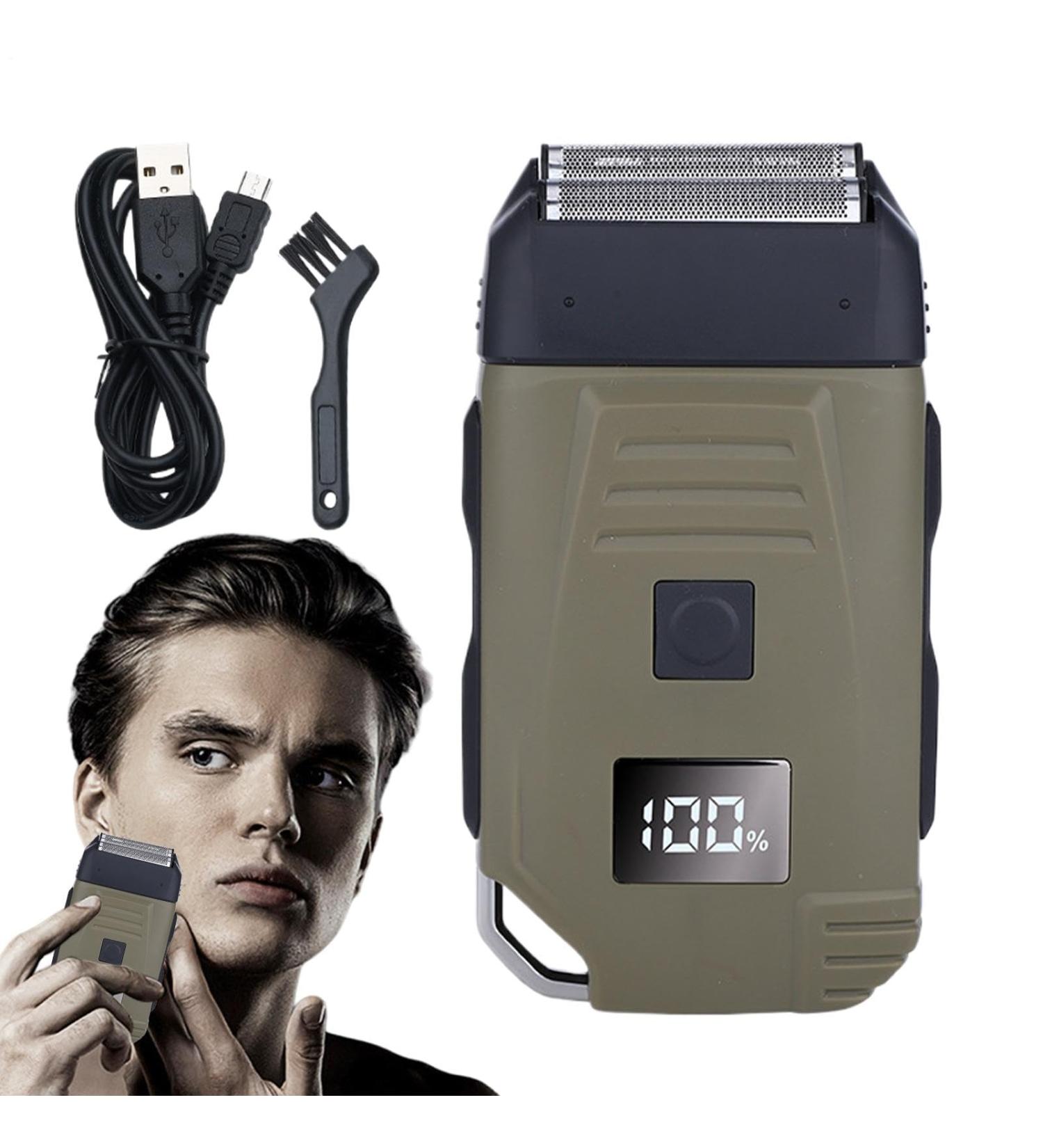 Hair beard trimmer Hair beard shaver with protective net hair clipper grooming kit for men waterproof for body face for husband father birthday - Buy Online on GoSupps.com