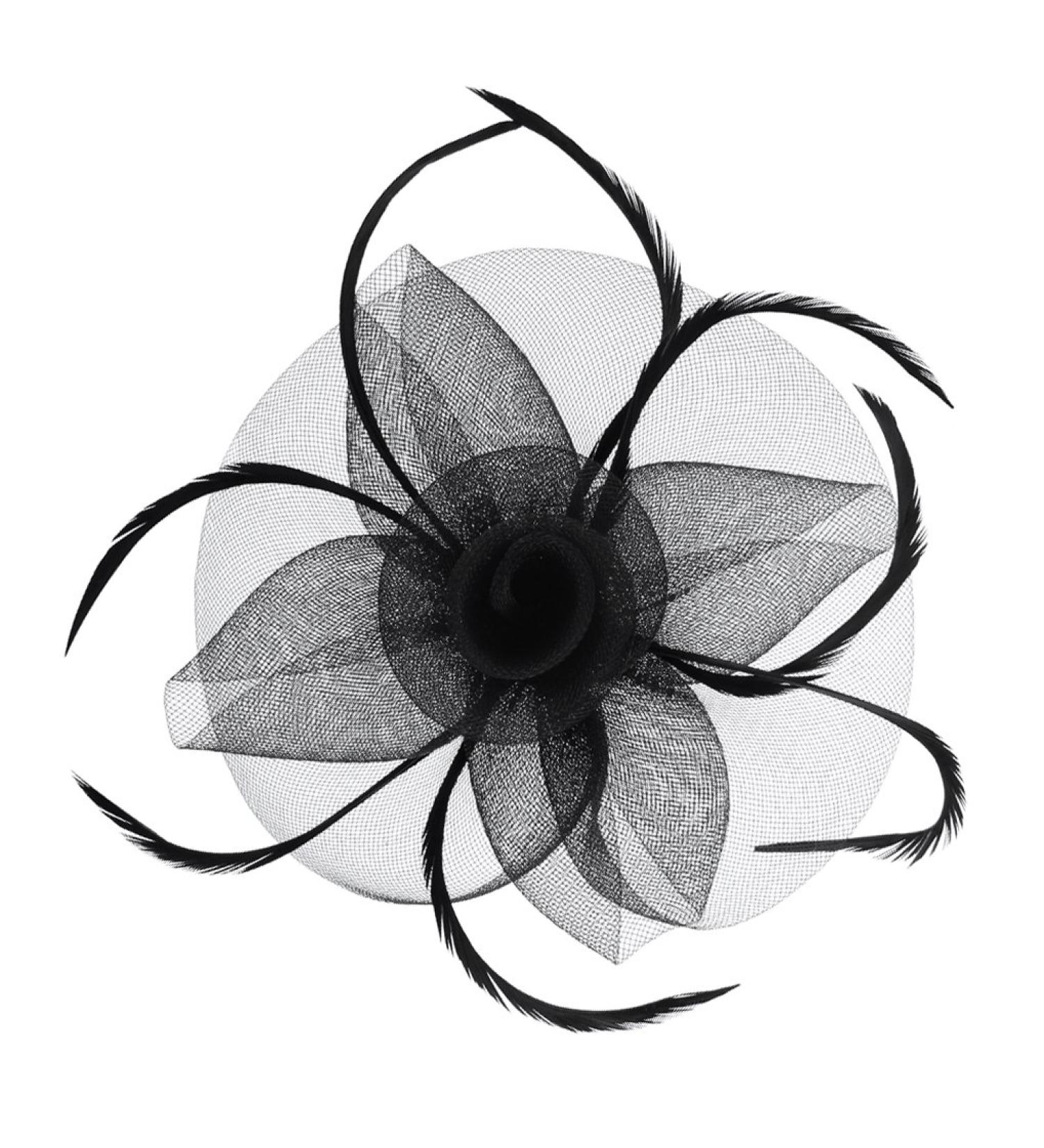 Elegant Flowers Fascinator for Brides | Headdress Hair Jewelry & Clips for Weddings & Parties - Buy Online on GoSupps.com