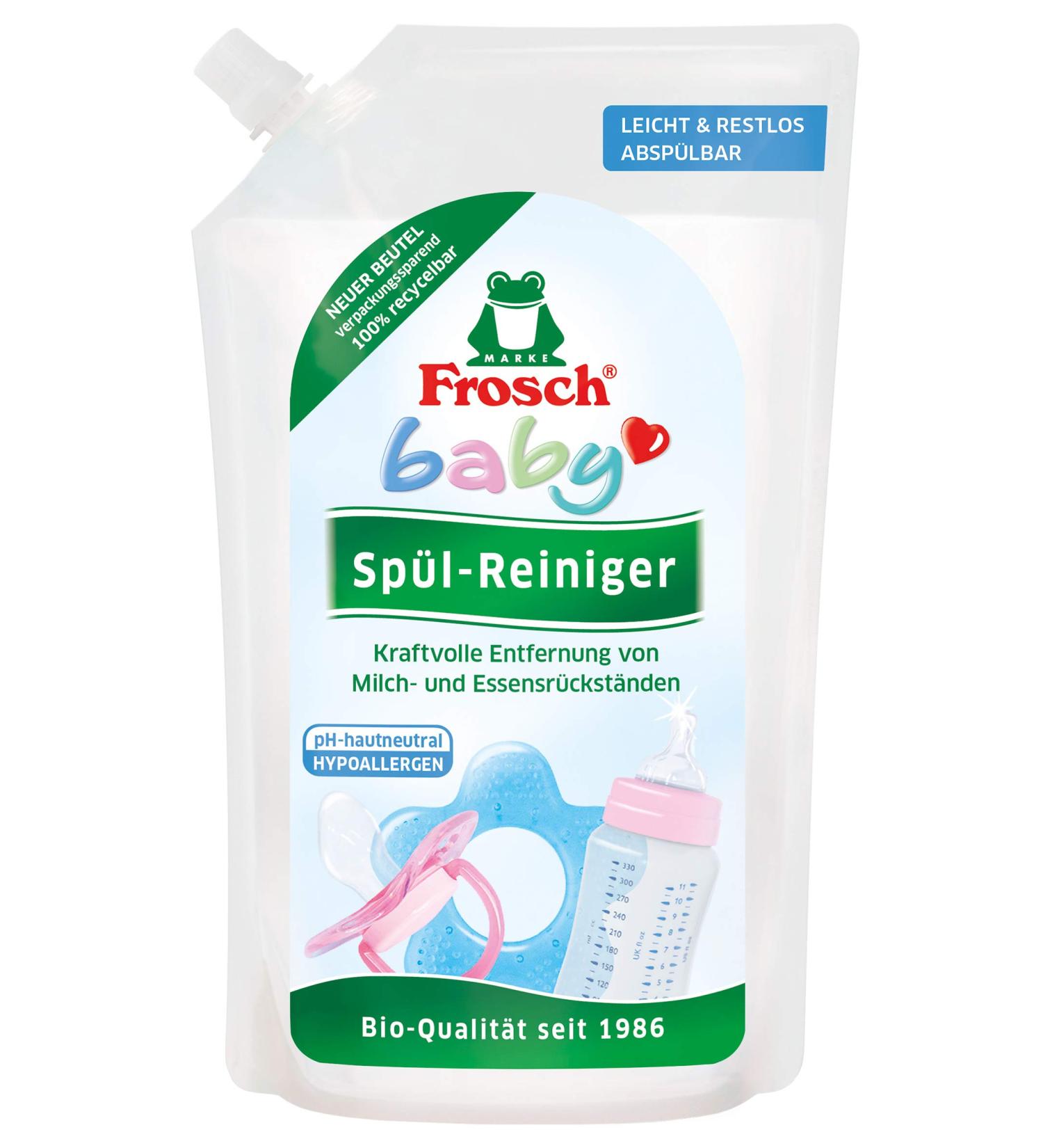 Buy Frosch Baby Dishwasher Cleaner Refill Bag 500ml - Eco-Friendly & Effective | International Shipping Available - Buy Online on GoSupps.com
