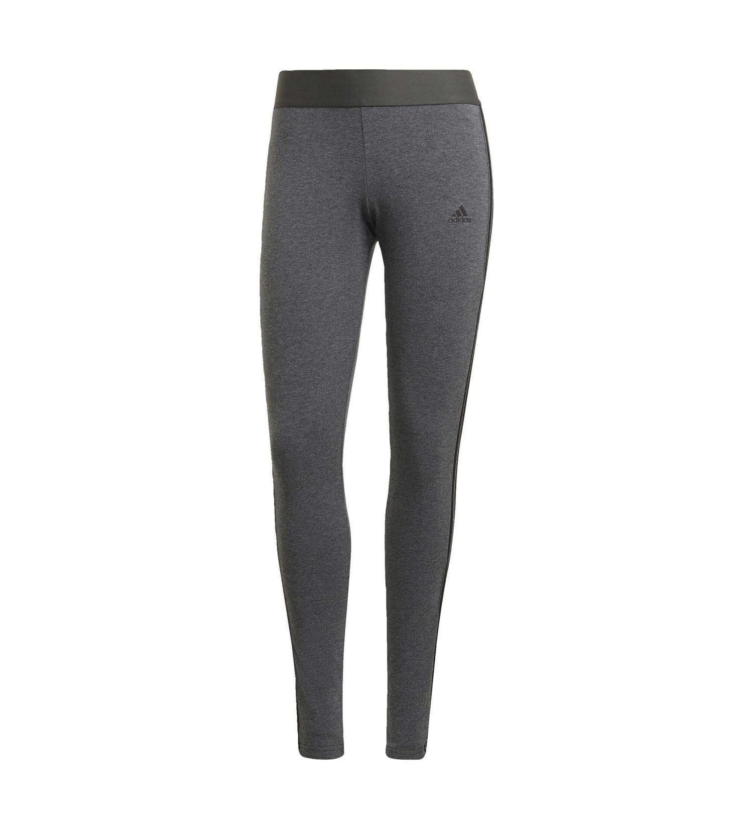 Buy adidas Loungewear Essentials 3-Stripes Leggings S - Dark Grey Heather/Black | International Shipping Available - Buy Online on GoSupps.com