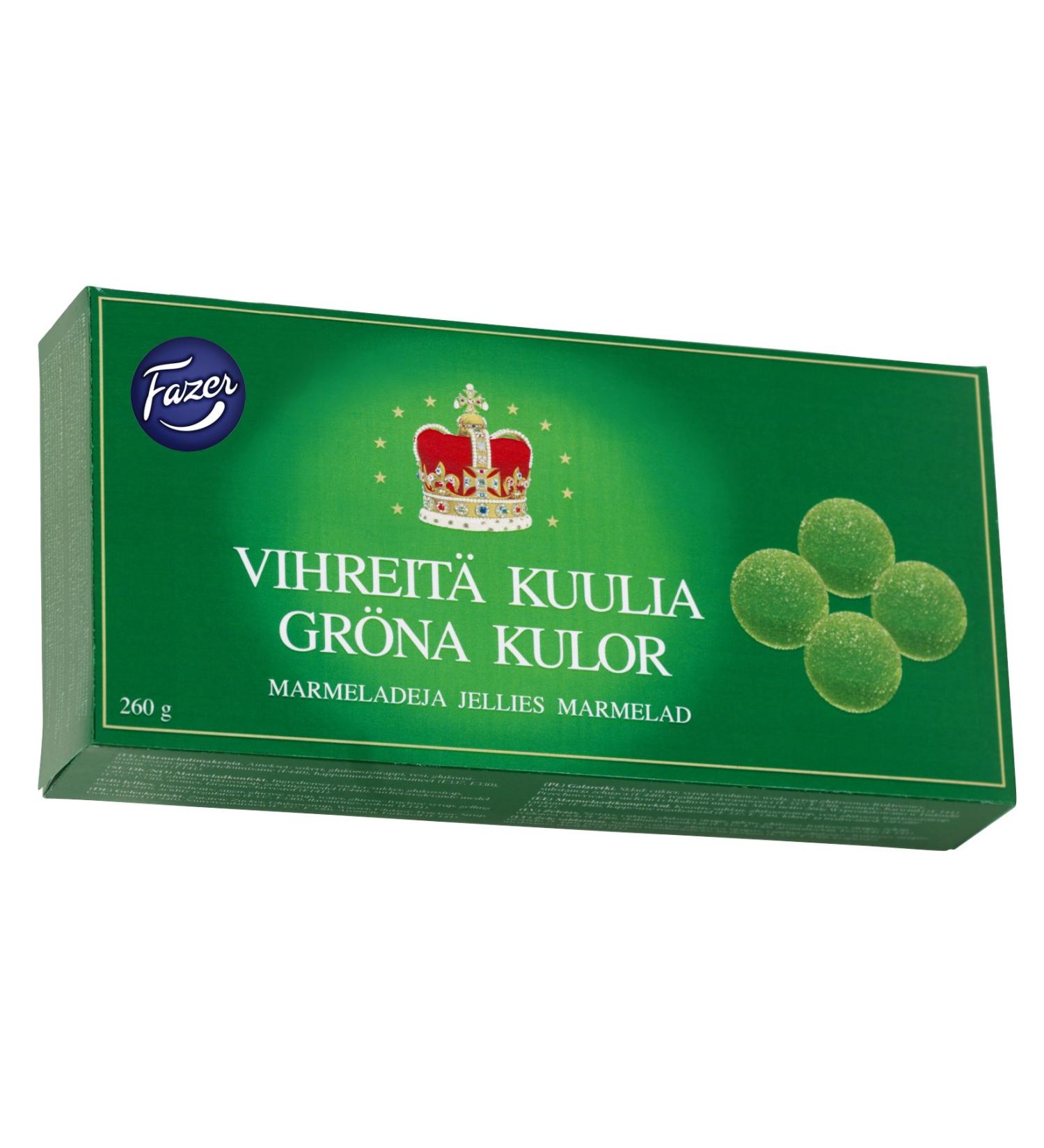 Fazer Green Christmas Jellies (260g)