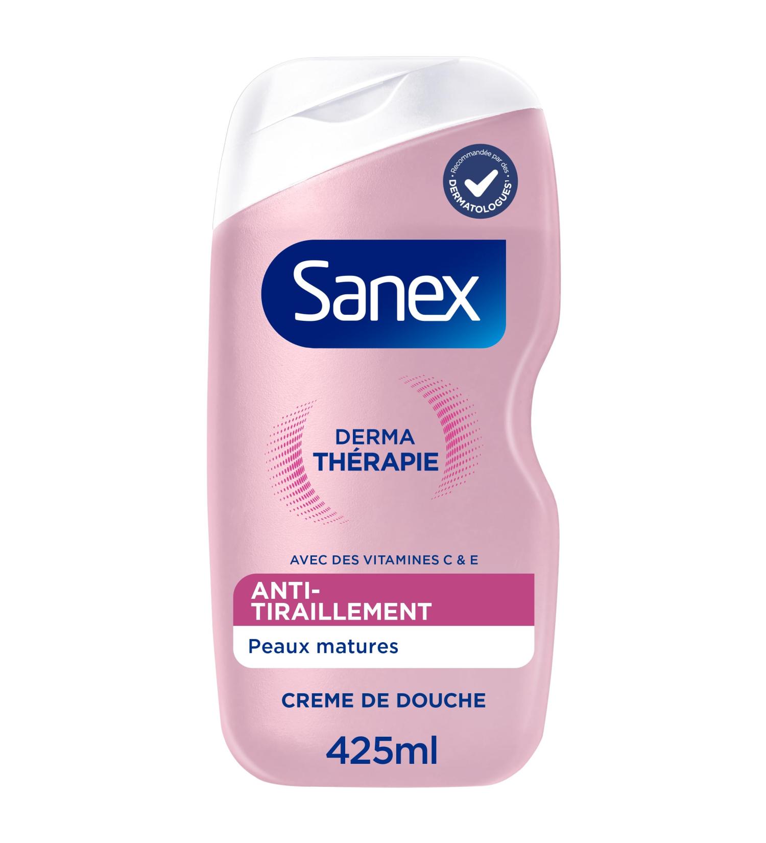  Sanex SANEX - Derma Therapy - Anti-tightening shower cream - For mature and dry skin - Amino acid complex - 425ml - Buy Online on GoSupps.com