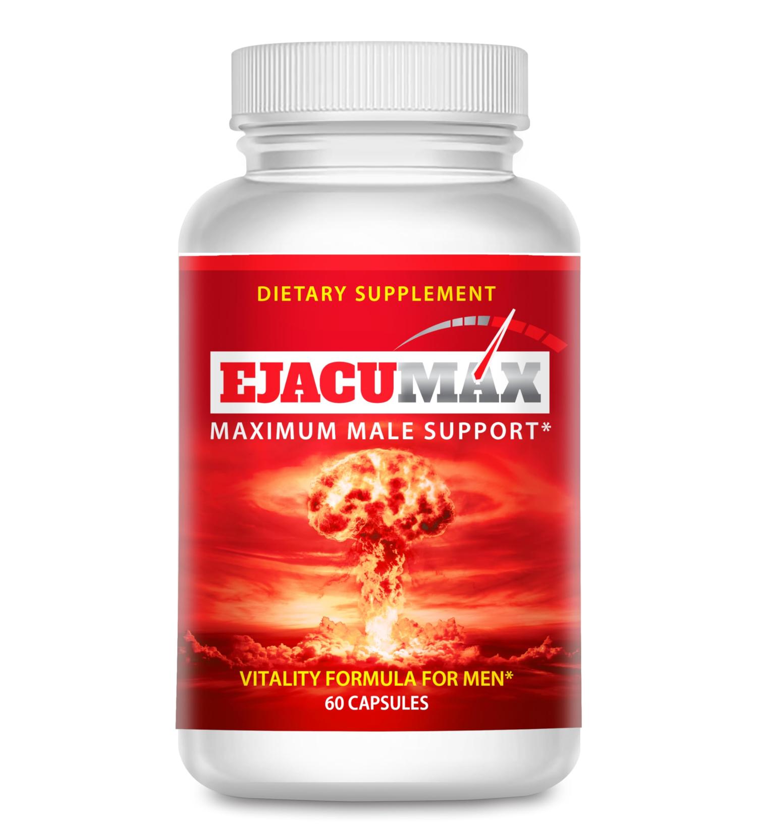 Ejacumax Vitality- Prenatal Vitamins for Men- Fertility Formula - Male Semen Volume Enhancer- High Potency Sperm Count Boosting Formulation- All Natural and Effective- 60 Capsules - Buy Online on GoSupps.com