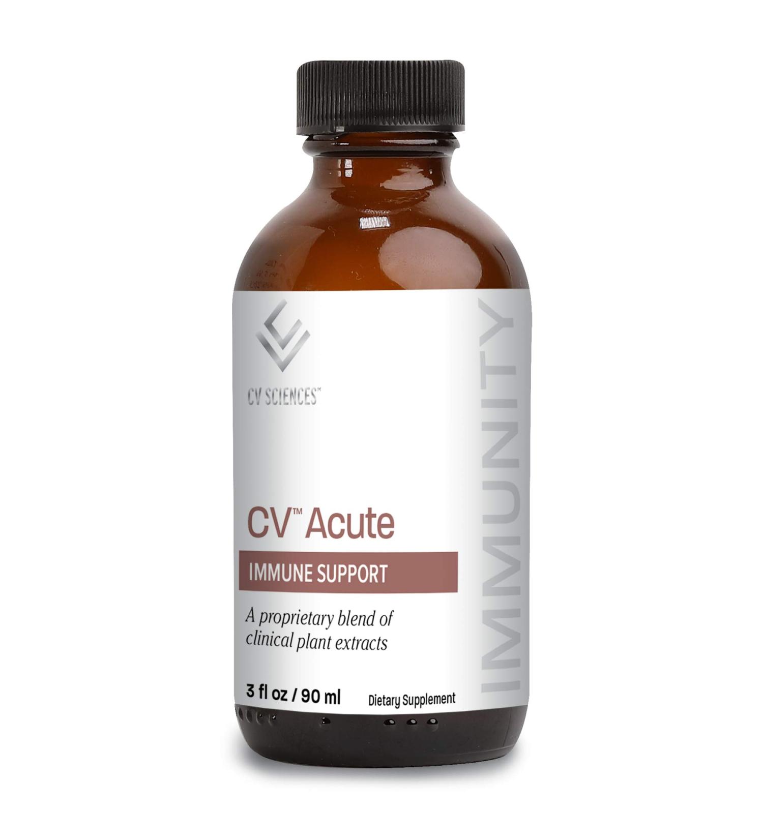 CV Sciences CV Acute Rapid Immune Support Tincture - Alcohol-Free | Boost Immunity - Buy Online on GoSupps.com