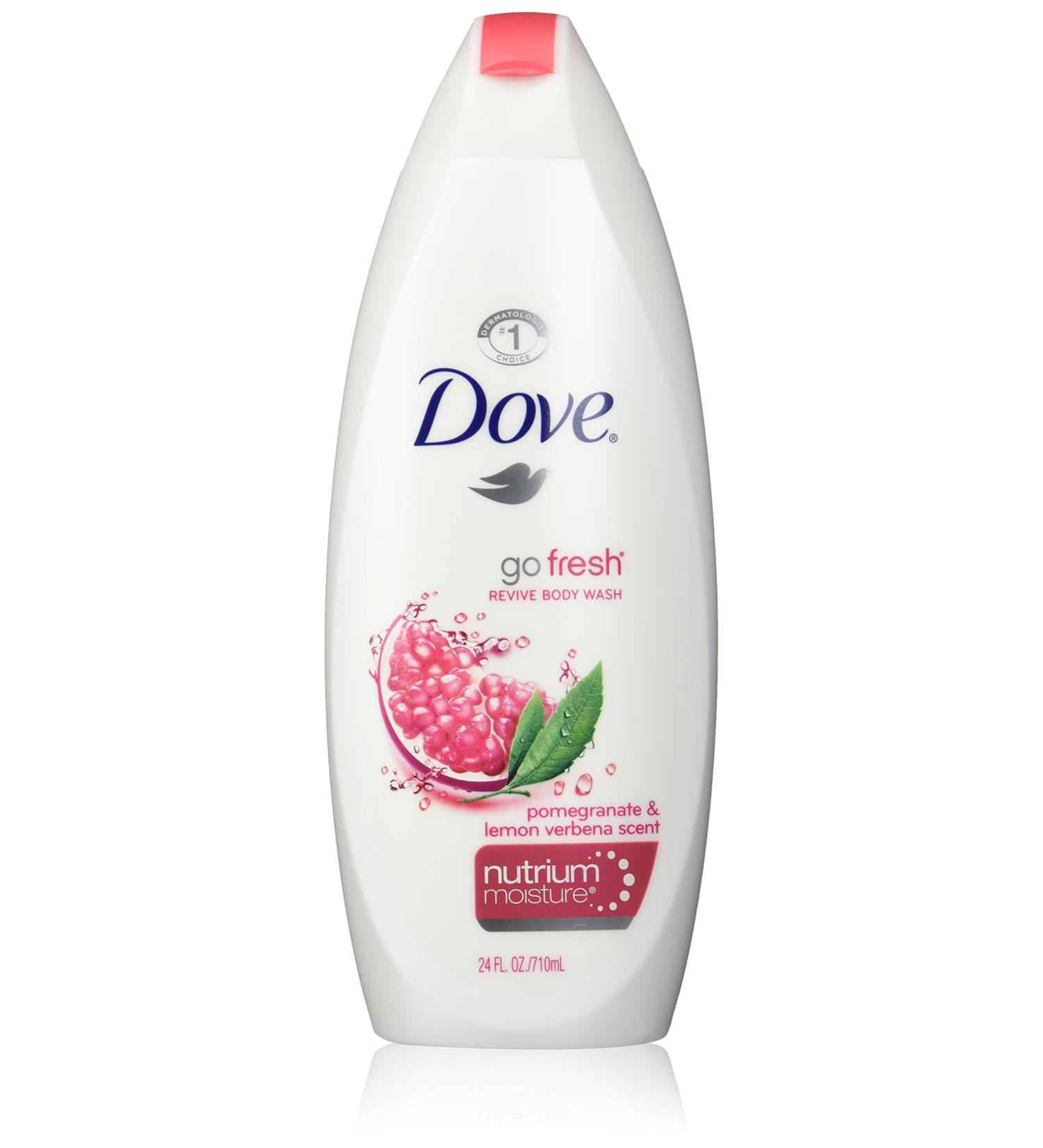 Dove Go Fresh Body Wash - Revive Pomegranate & Lemon Verbena 24 Fl Oz - Buy Online on GoSupps.com