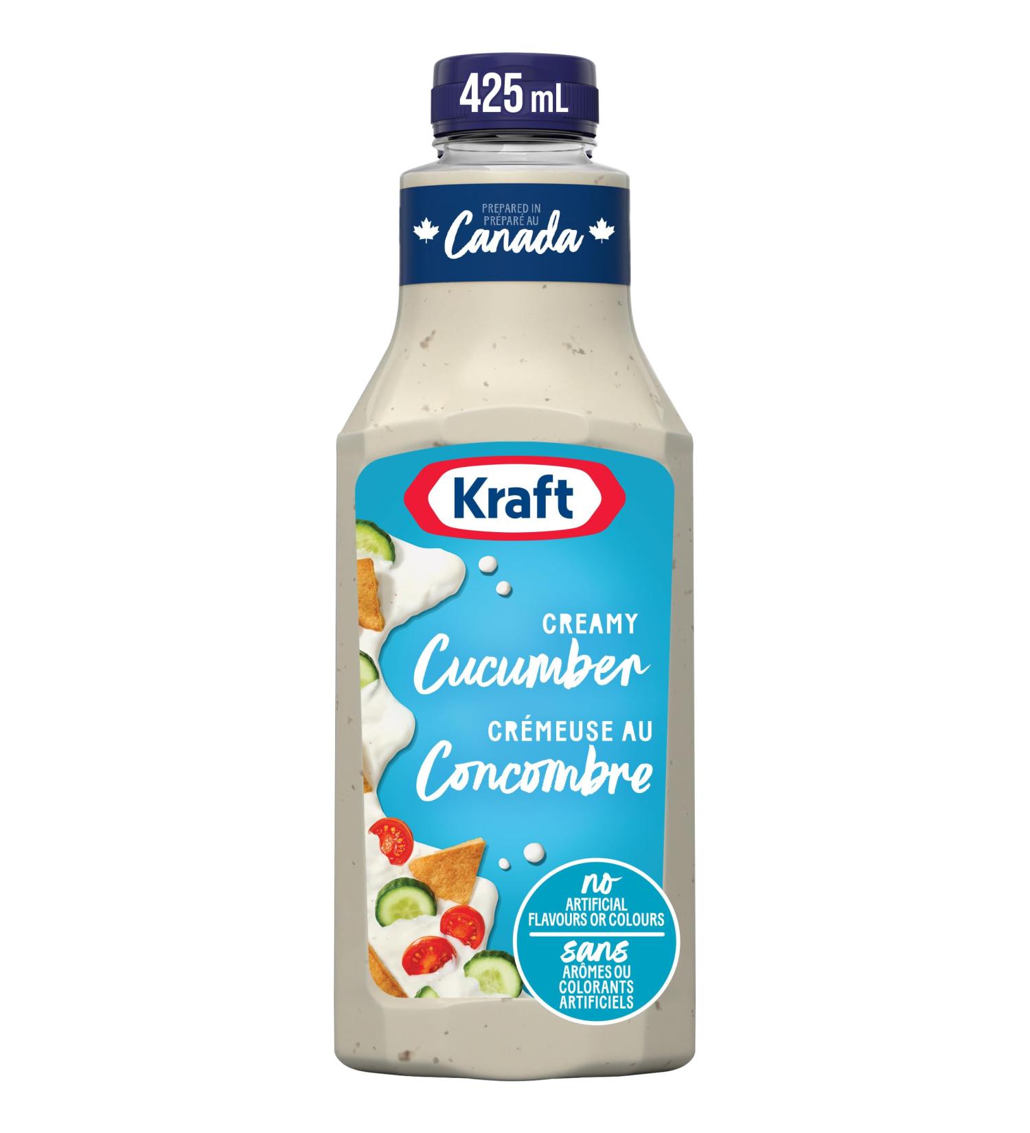 Kraft Creamy Cucumber Salad Dressing 425 ml Bottle (Pack of 10) - Buy Online on GoSupps.com