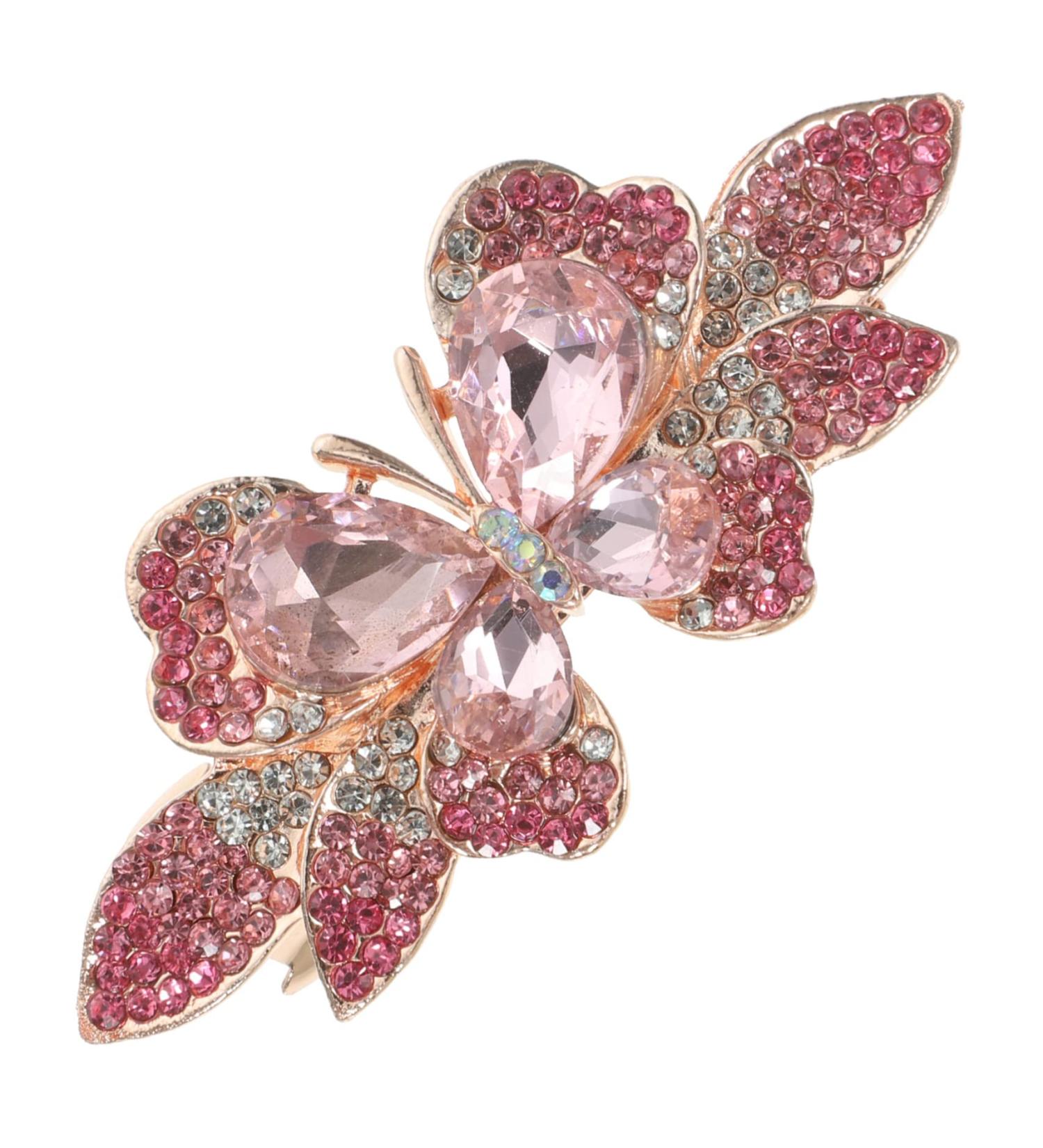 rhinestone hair clip boho hair barrettes ponytail holders barrettes gem hair barrettes spring clip barrettes automatic hair clips french hair barrettes bride vintage jewelry Metal 6.5x2.8x2cm As Shown - Buy Online on GoSupps.com