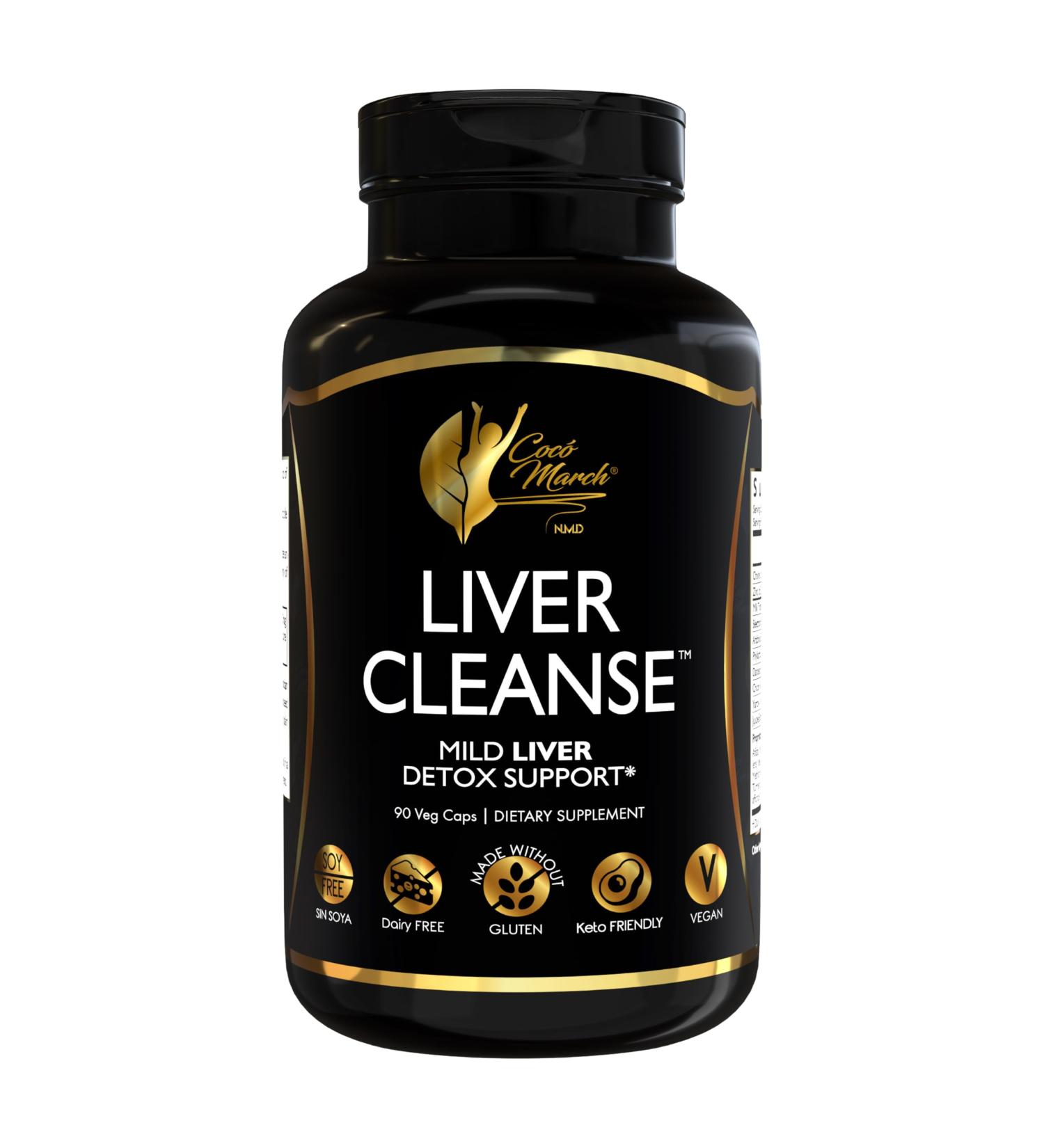 Coc March N.M.D Liver Cleanse Support Supplement Digestive & Gut Health Formula with Real Plant Nutrients Immune Support for Men & Women - Vegan, Gluten Free, Keto Friendly 90 Veg Capsules - Buy Online on GoSupps.com