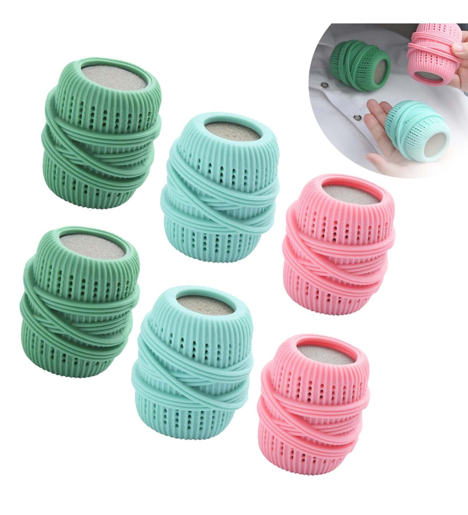 GeRRiT Ball Dispenser for Fabric Softener Removal and Reusable Dryer Balls Fabric Softener Dispenser for Washer Fabric Softener Ball Dispenser Reusable Dryer Balls (6Pcs One Size) - Buy Online on GoSupps.com