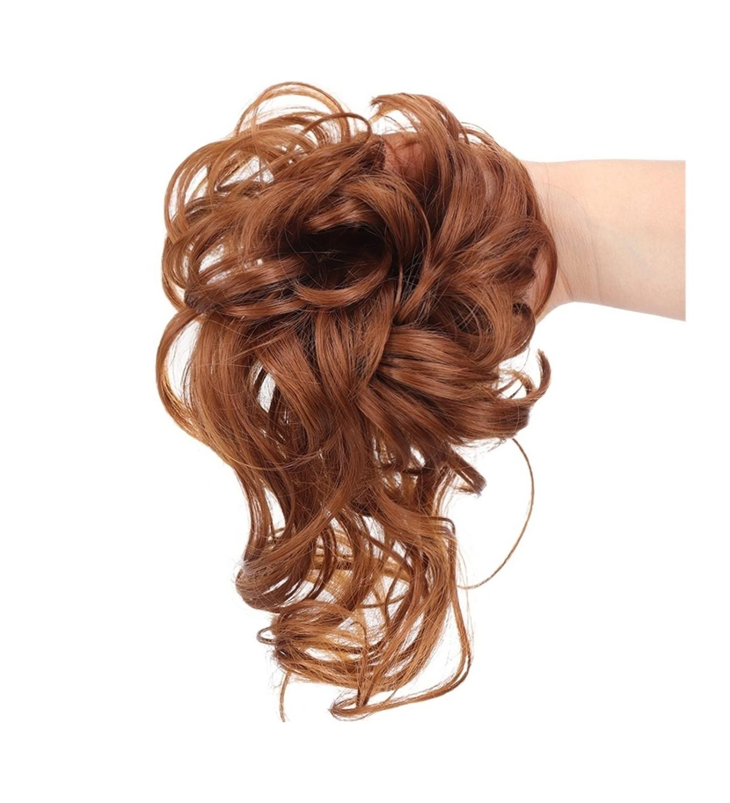 Messy Bun Hair Piece for Women Pieces Curly Chignon Donut Scrunchie for Women Messy Bun Hair Piece Synthetic Tousled Updo Hair Buns Extension Elastic Hair Band Hair Fake Hair Accessories for Women 30 - Buy Online on GoSupps.com