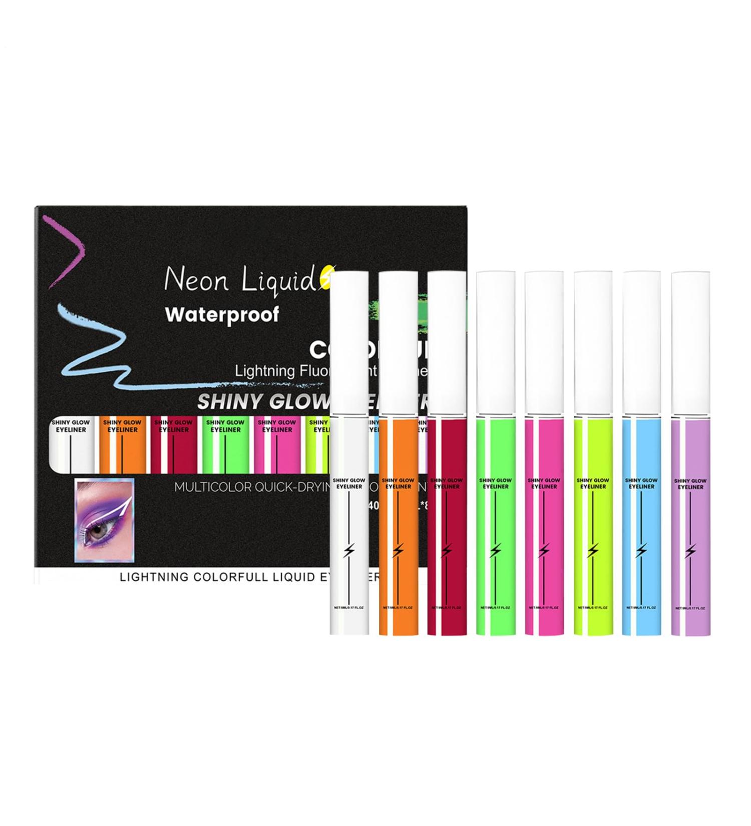  G n rique Liquid Eyeliner Pen Long-Lasting Glow-in-the-Dark Effect | Fluorescent Makeup Eyeliner Pencil - For Daily Use School Home Outdoors Travel Business Trips - Buy Online on GoSupps.com