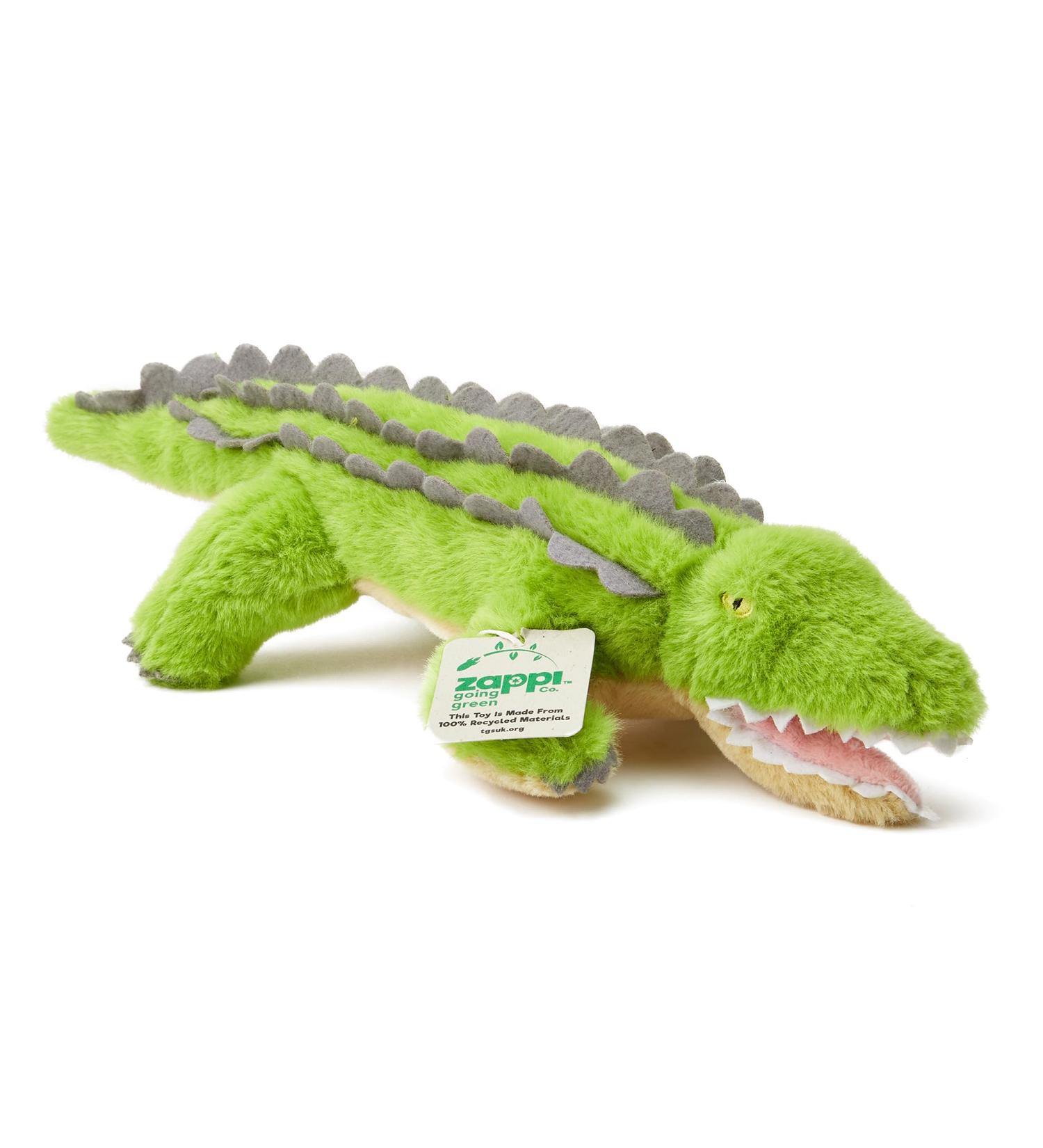 Zappi Co Ultra Soft Crocodile Plush Toy - 38cm Length | 100% Recycled Eco-Friendly | Newborn Gift | Realistic Lifelike - Buy Online on GoSupps.com