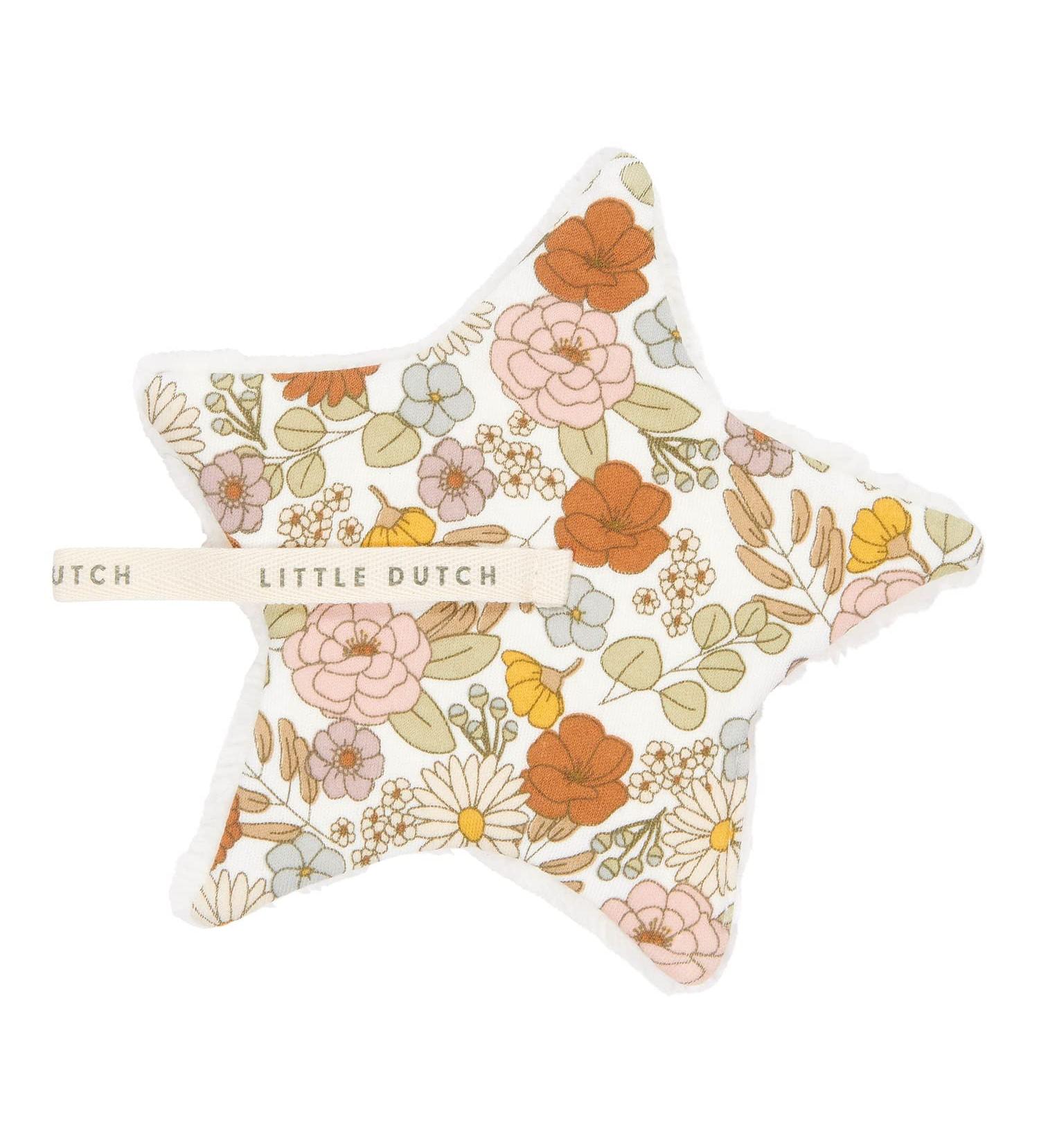 Buy Little Dutch Pacifier Cloth Star - Vintage Little Flowers | International Shipping Available - Buy Online on GoSupps.com