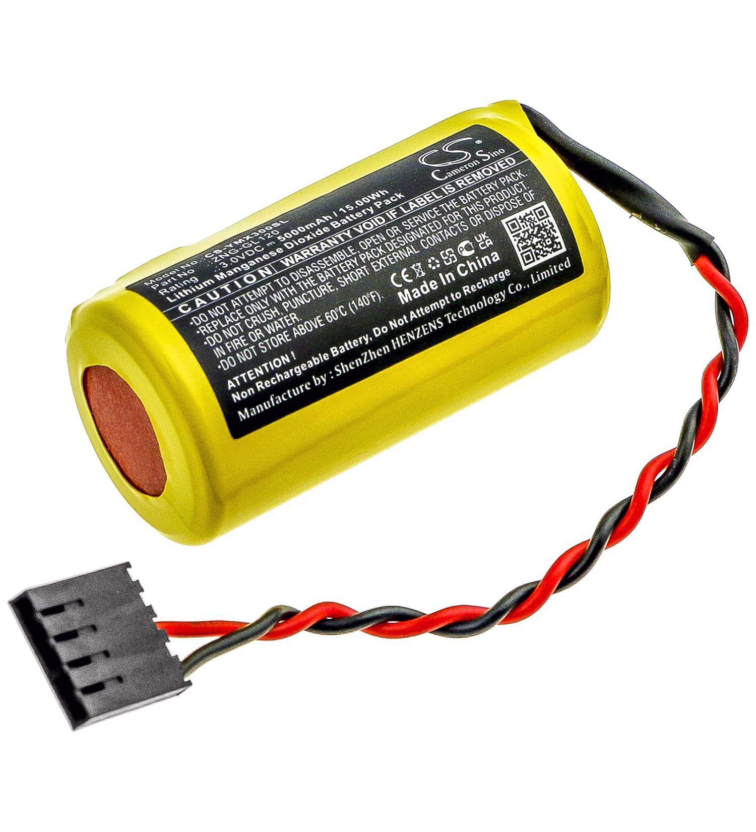 5000mAh Replacement Battery for Yaskawa Yasnac MX3 ZNG-GL120 - High Performance 3.0V Battery | International Shipping Available - Buy Online on GoSupps.com