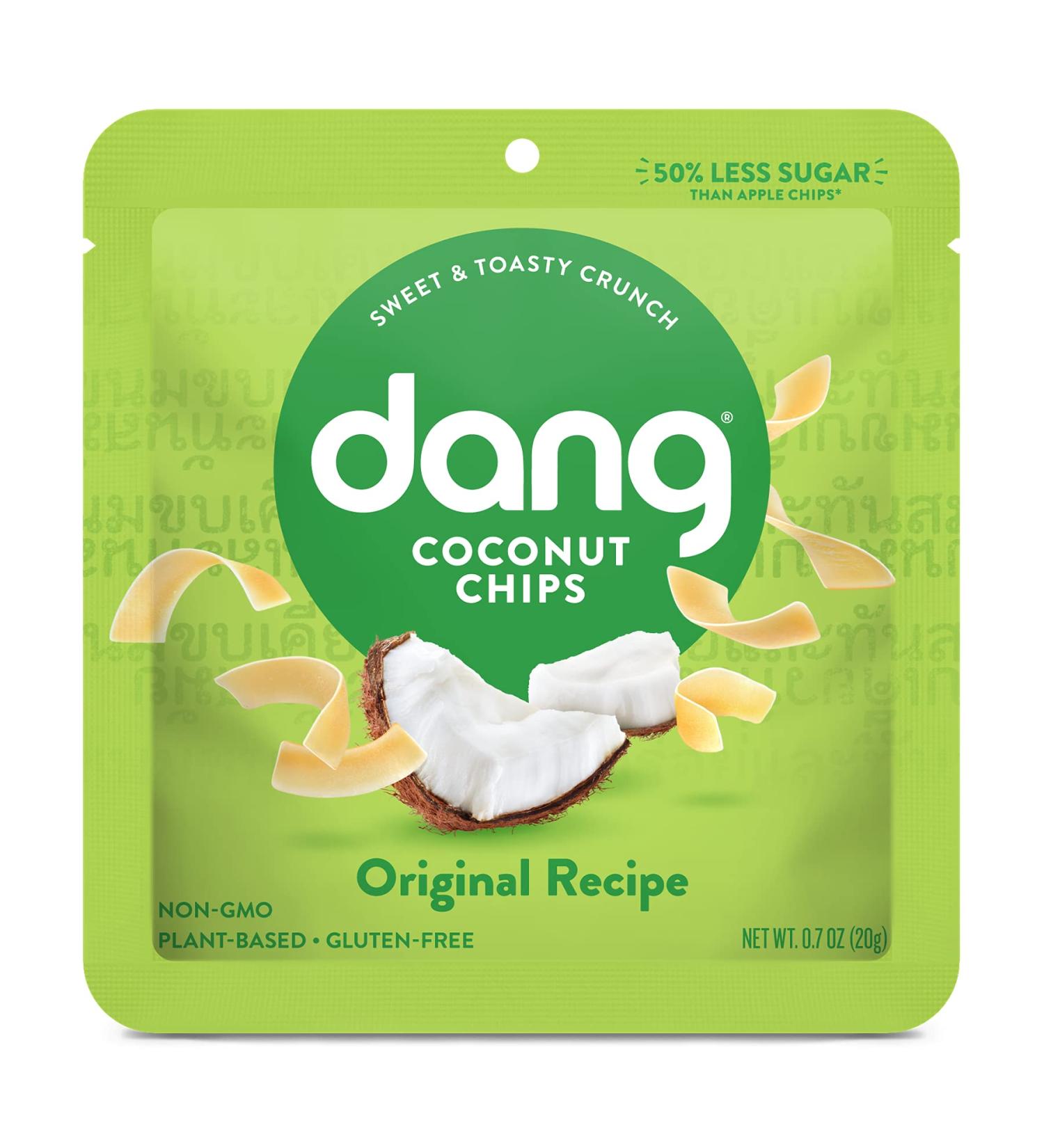 Organic Toasted Coconut Chips - 24 Pack, Vegan & Gluten-Free | Healthy Snacks, 0.7 Oz Bags - Buy Online on GoSupps.com
