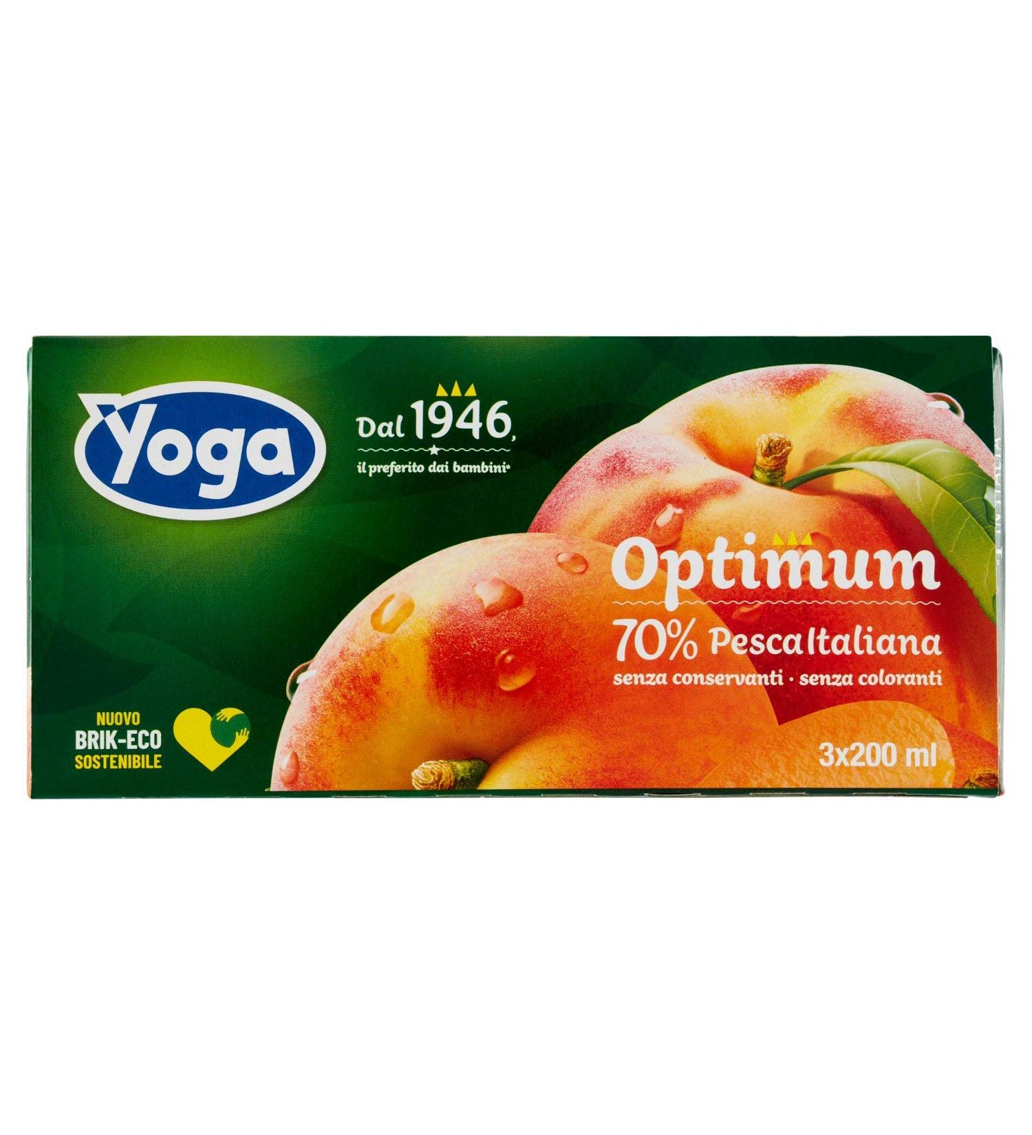  Yoga YOGA PEACH JUICE ML. 200 X 3 - Buy Online on GoSupps.com