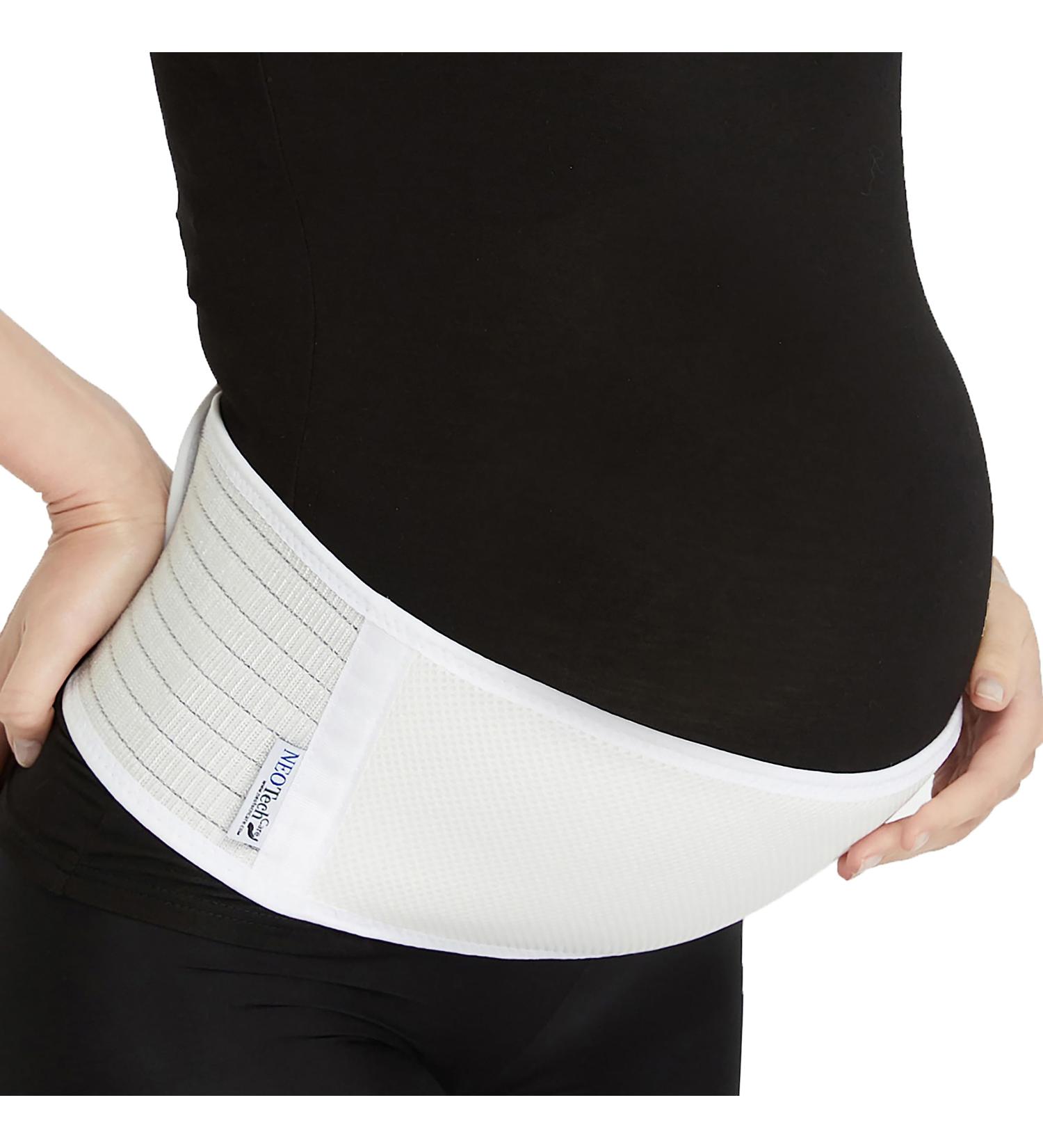 Neotech Care Adjustable Maternity Belt - Light and Breathable Pregnancy Belly Support Band - White Regular Size - Buy Online on GoSupps.com