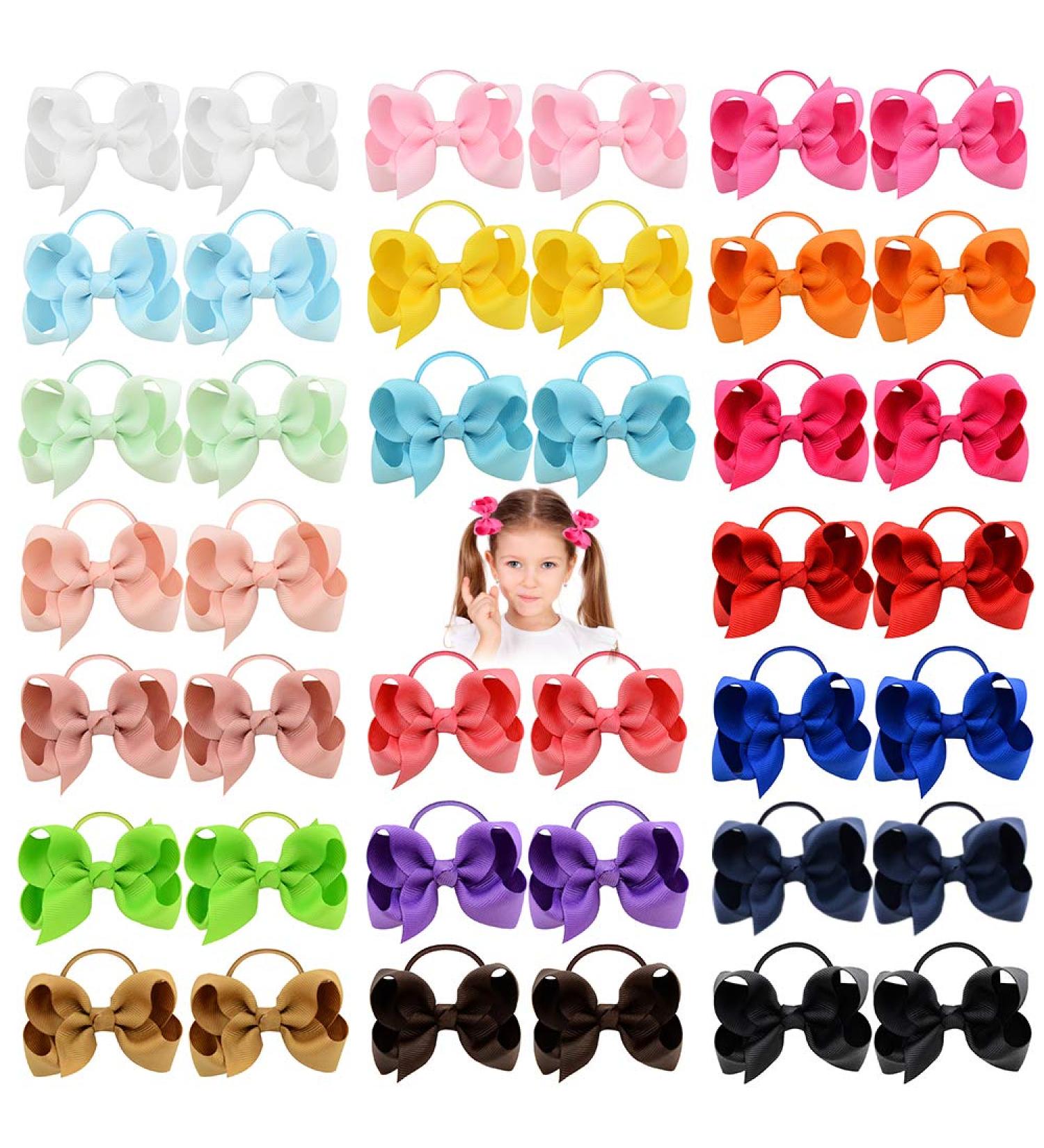 40 Pieces 3-Inch Baby Girls Hair Bows Cute & Stylish Hair Accessories for Little Girls International Shipping Available - Buy Online on GoSupps.com