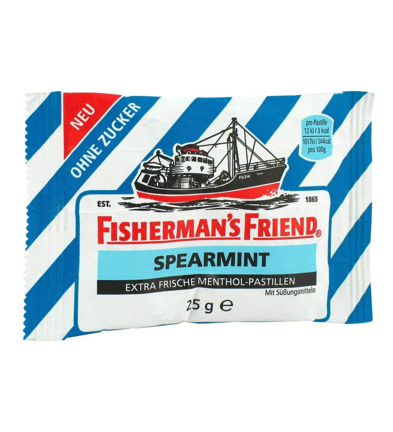 Fisherman's Friend Spearmint Sugar Free Lozenges 25g