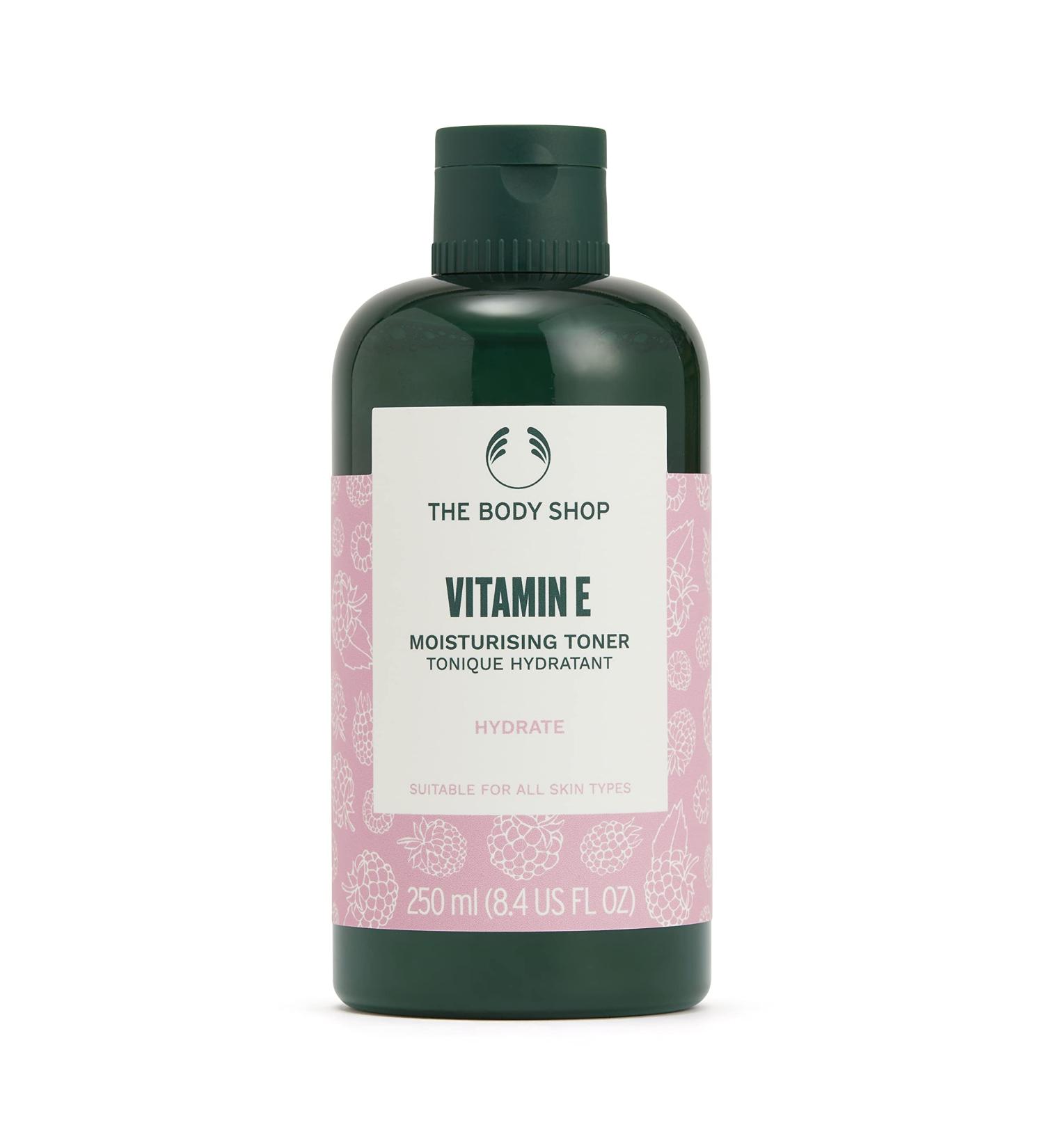 The Body Shop Vitamin E Toner - 8.4 Fl Oz (Vegan, All Skin Types) - Buy Online on GoSupps.com