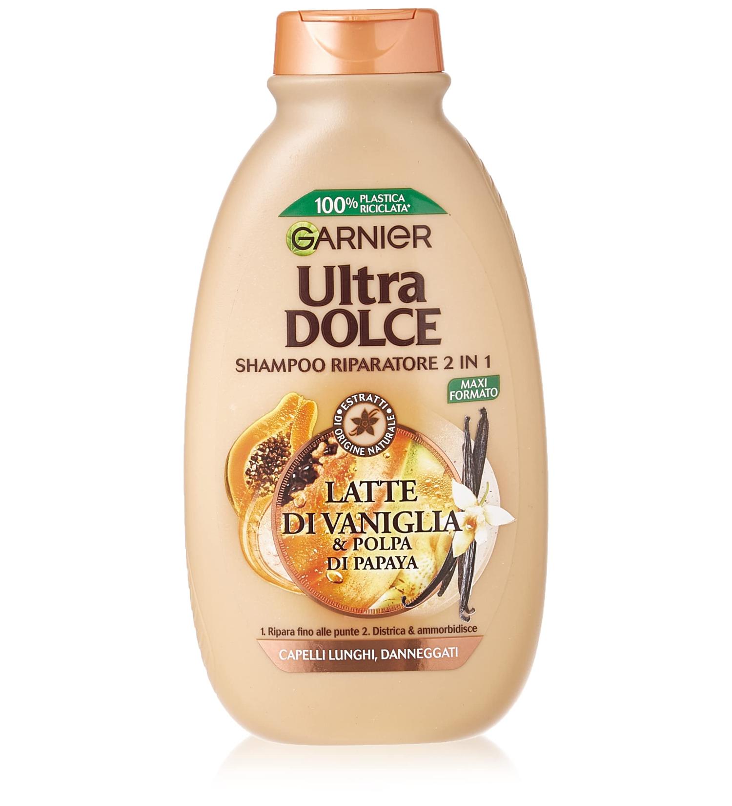 Garnier ULTRA SWEET VANILLA AND PAPAYA SHAMPOO 300 ML - Buy Online on GoSupps.com