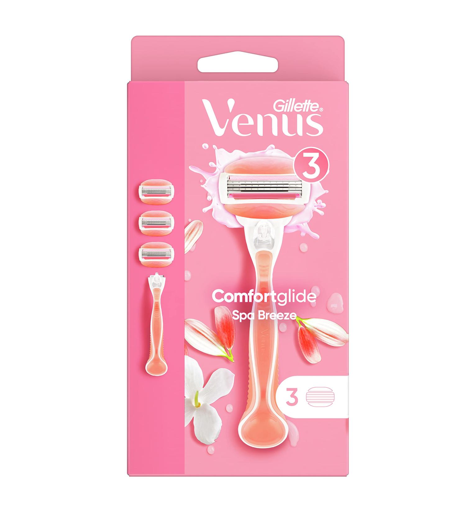 Buy Gillette Venus PK Spa Breeze Maq+3Rec | International Shipping | Smooth Shaving Experience - Buy Online on GoSupps.com