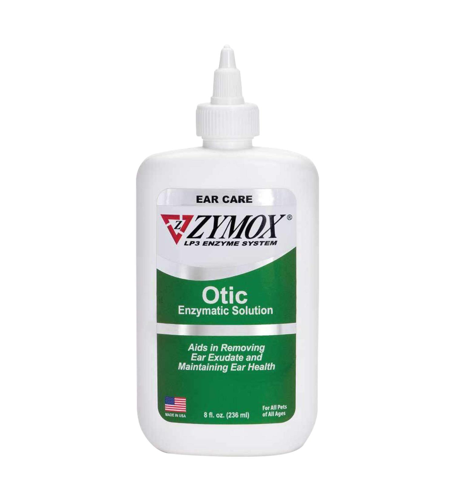 Pet King Brands Zymox Otic Enzymatic Solution 8oz - Soothes Ear Infections in Dogs and Cats, Itch Relief Without Hydrocortisone - Buy Online on GoSupps.com