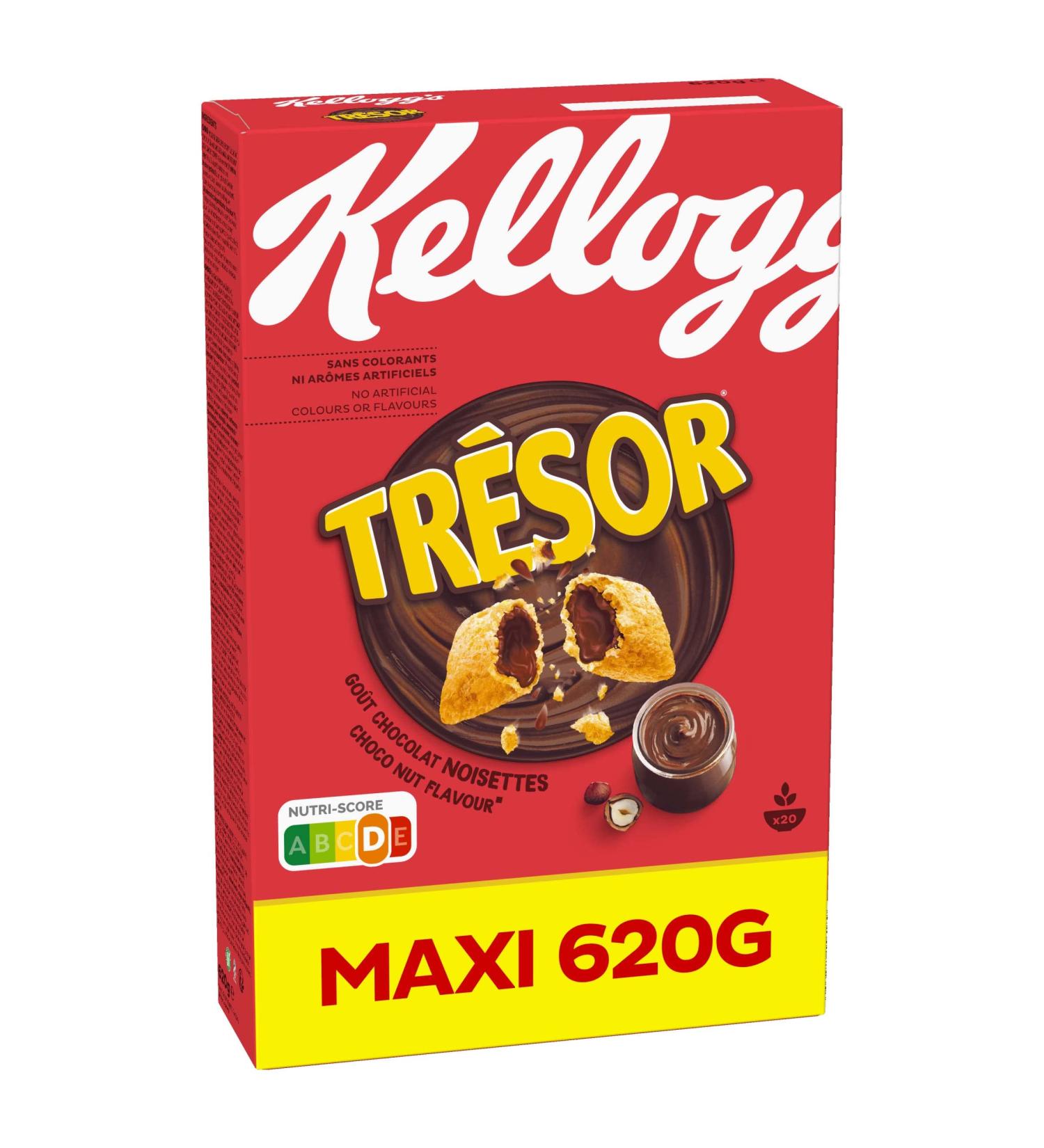 Kellogg's Chocolate Hazelnut Treasure Cereal - 620g - Buy Online on GoSupps.com
