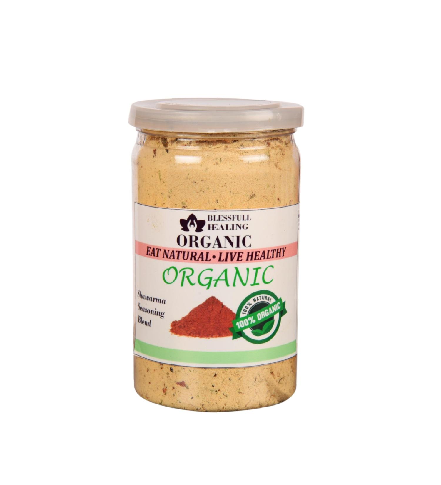 Blessfull Healing Organic Shawarma Seasoning Blend 200 Gram (Packing May Vary) 200 Gram 7.05 oz
