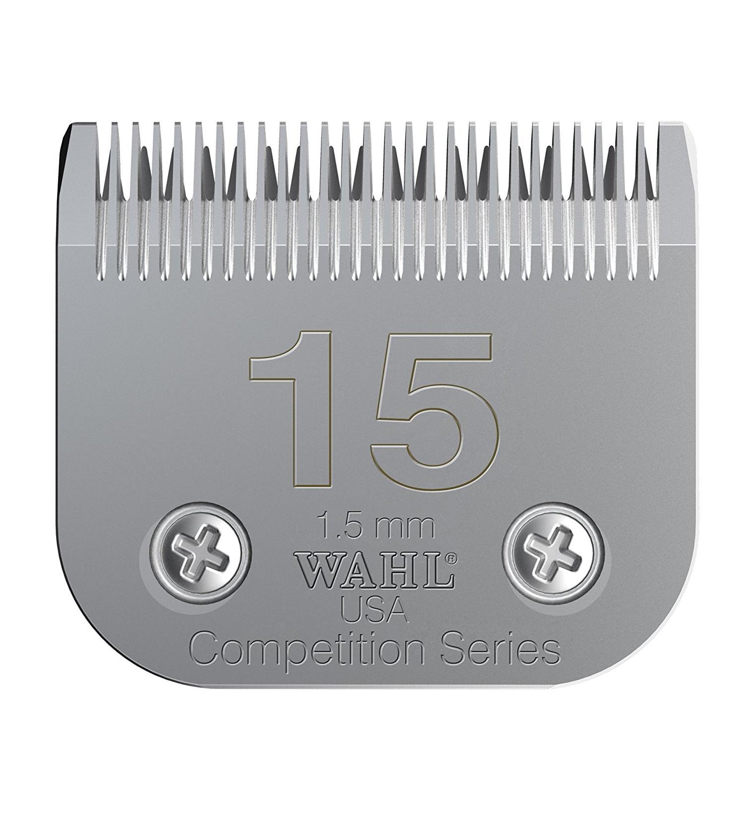 WAHL Competition Replacement Full Tooth Blade Set #15 | 1.5MM High-Performance Clipper Blades for Precision Grooming | International Shipping Available - Buy Online on GoSupps.com
