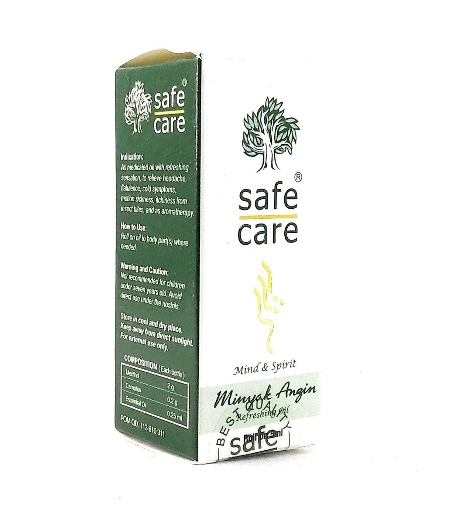 Safe Care Roll On Refreshing Oil Aromatherapy - 5ml Pack of 6 | International Shipping - Buy Online on GoSupps.com
