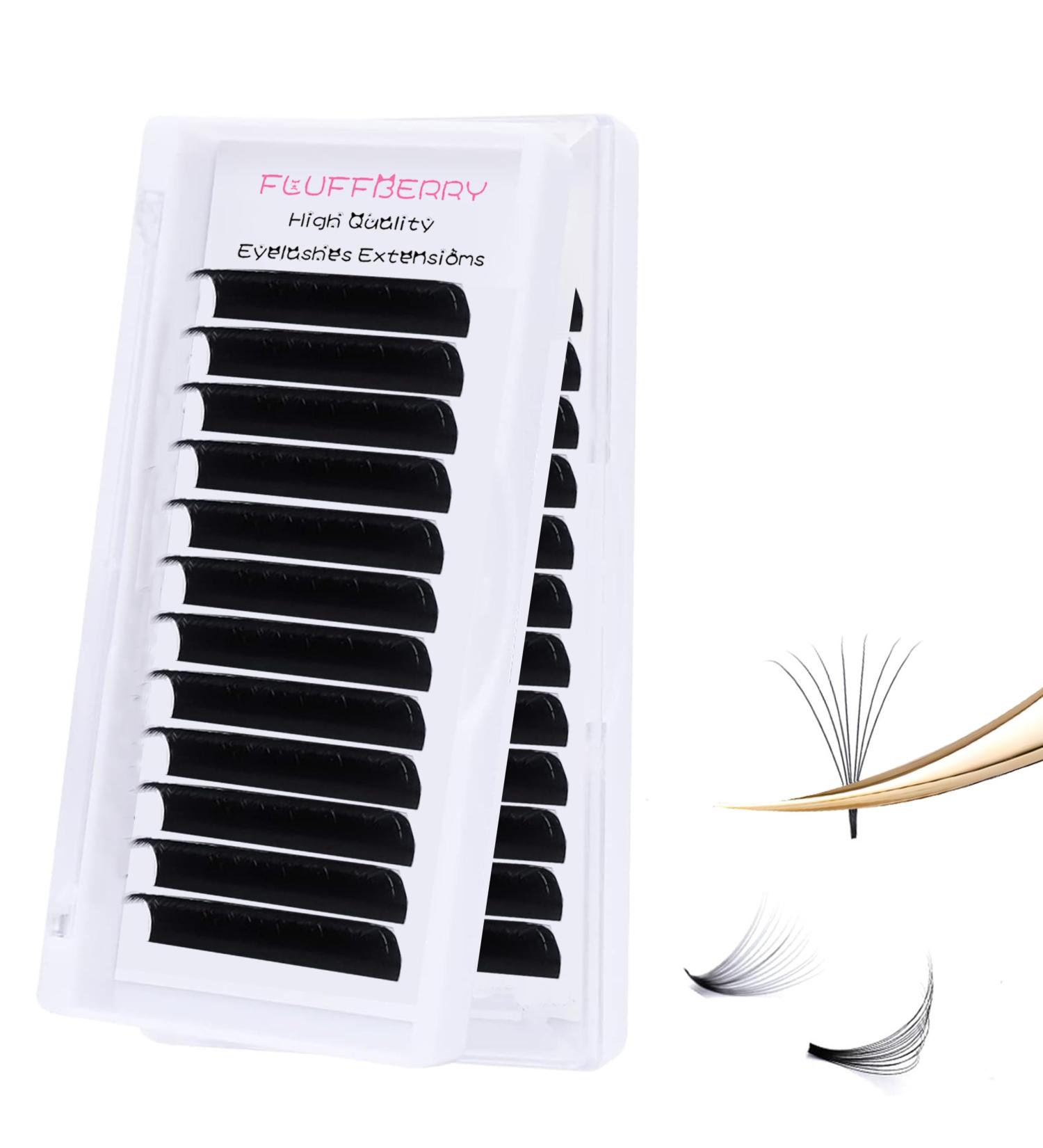 Easy Fan Lashes - 0.03 0.05 0.07 Rapid Blooming Eyelash Extensions | C D DD Curl | Volume Lashes 8-20mm | International Shipping - Buy Online on GoSupps.com