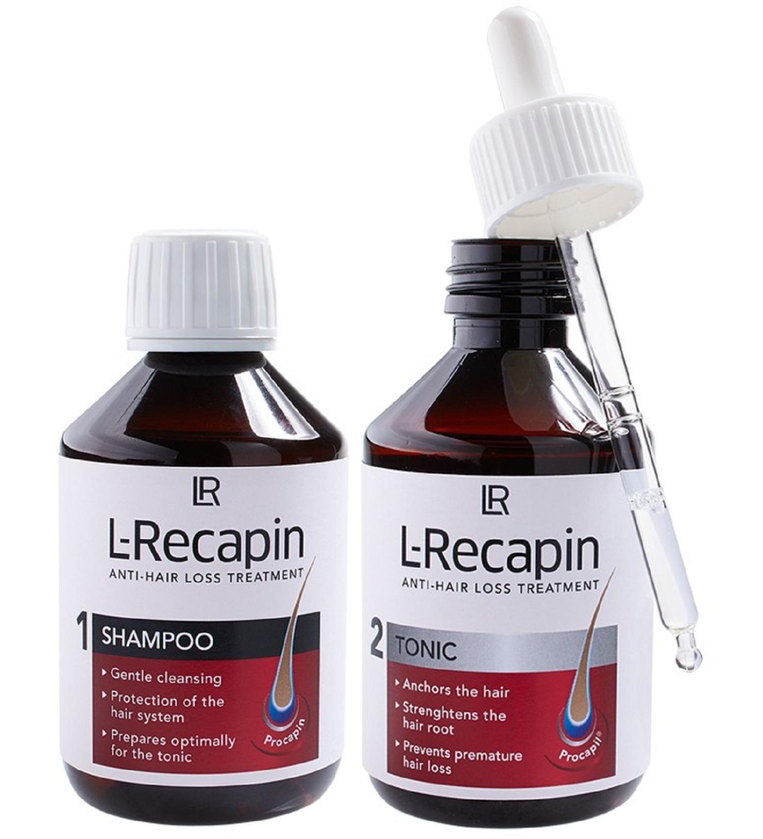 LR L-Recapin Anti-hair loss set (200 ml Tonicum and 200 ml shampoo)