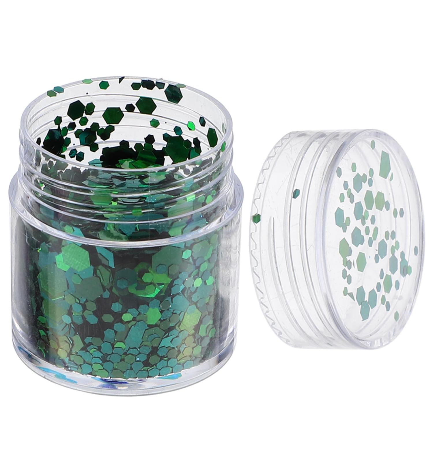 DOITOOL 2 Makeup Glitter Sequins Decors Handmade Supplies Glitter powder fragments the pet Flash chip Manicure Sequins Manicure Decors Nail Sequins hexagon make up Nail supplies 2.8X1.8cm As Shown 2 - Buy Online on GoSupps.com