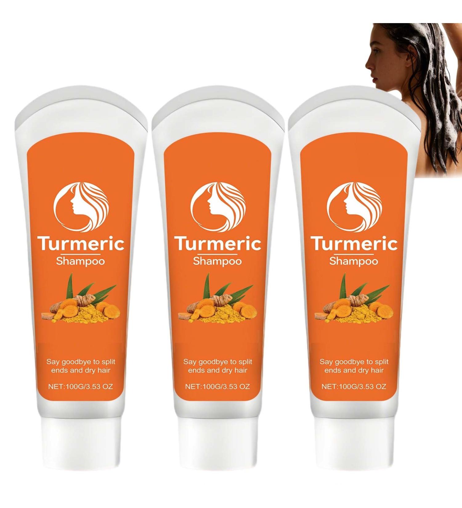  XUSHAOLUN Turmeric shampoo deeply nourishing for scalp and hair strengthens hair structure and improves elasticity adds shine and softens hair and reduces frizz - Buy Online on GoSupps.com