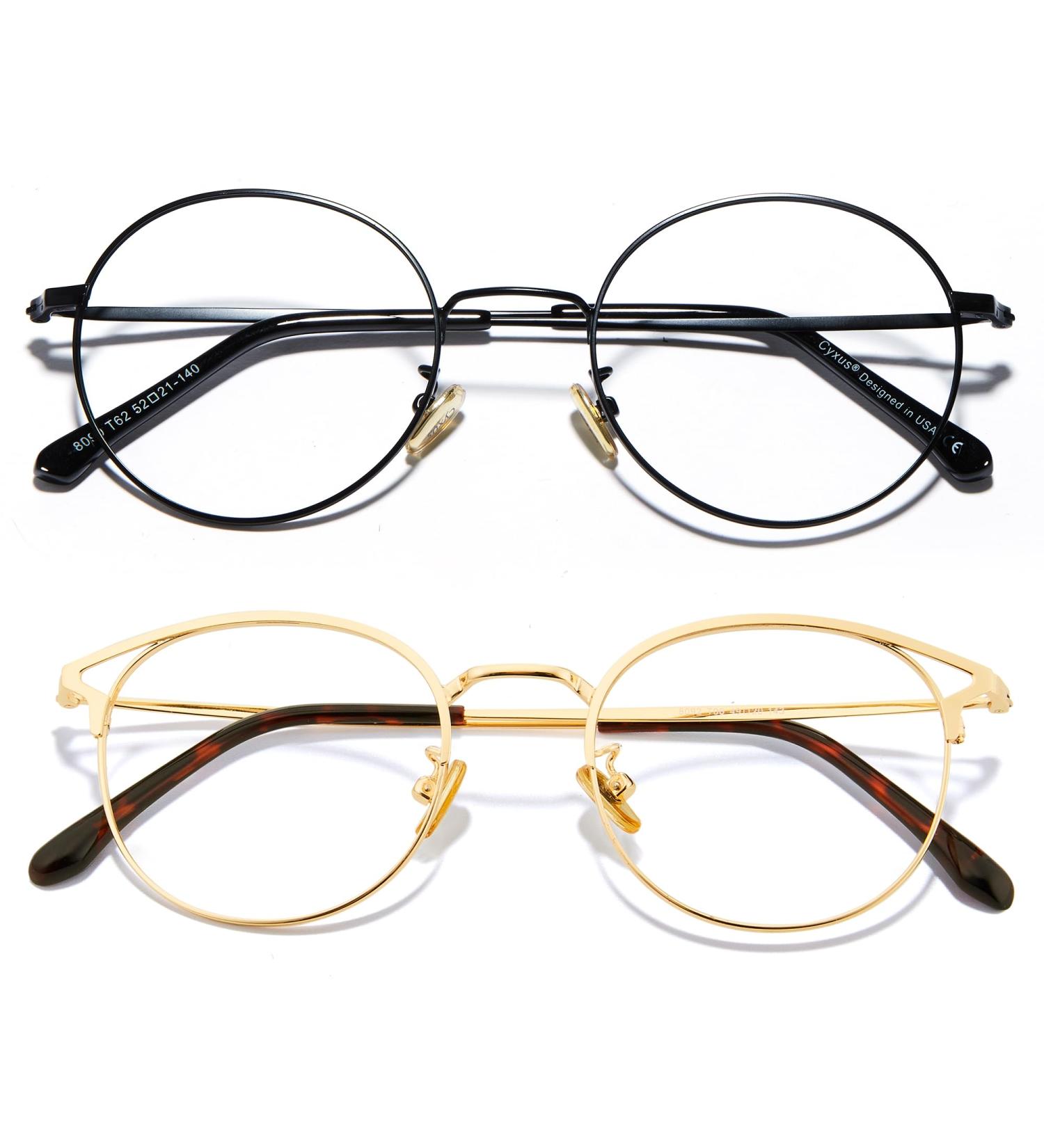 Cyxus Blue Light Filter Glasses for Men & Women | Fashionable Computer & Gaming Safety Glasses - Model 402B046 - Buy Online on GoSupps.com