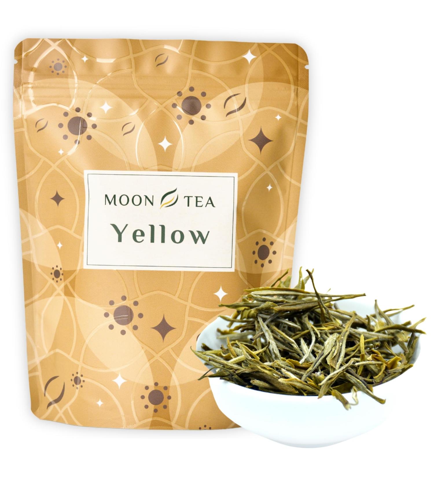  Moontea Huoshan Huang Ya Yellow Tea - Loose Leaf Yellow Tea - Very High Quality Chinese Yellow Tea - Wellness Infusions (25g) - Buy Online on GoSupps.com